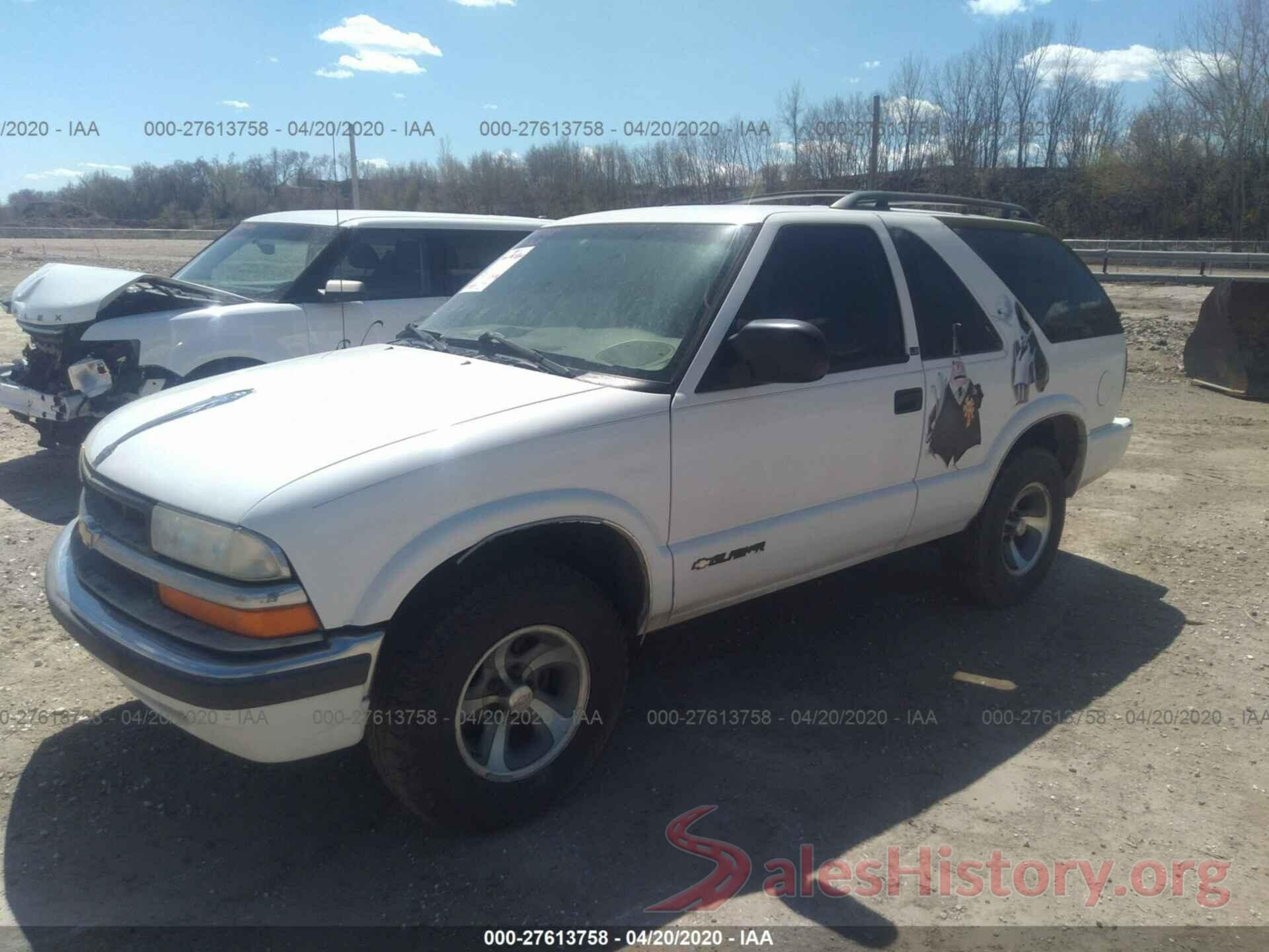 1GNCS18W71K163778 2001 CHEVROLET BLAZER