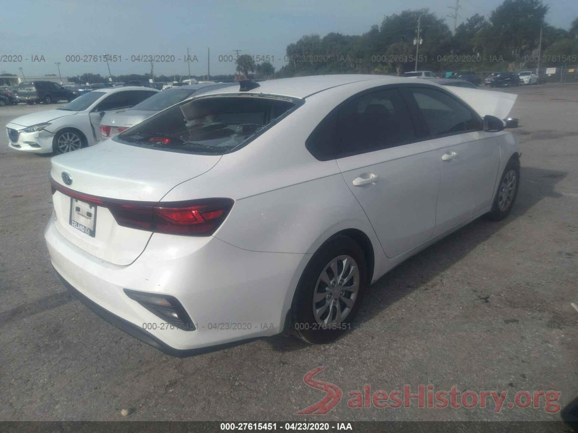 3KPF24AD0KE014780 2019 KIA FORTE