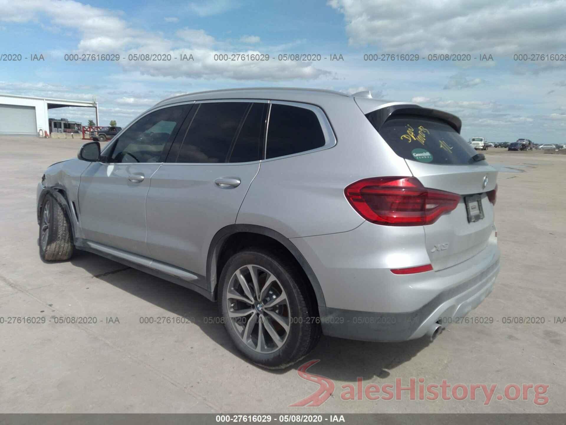 5UXTR9C58KLP96009 2019 BMW X3