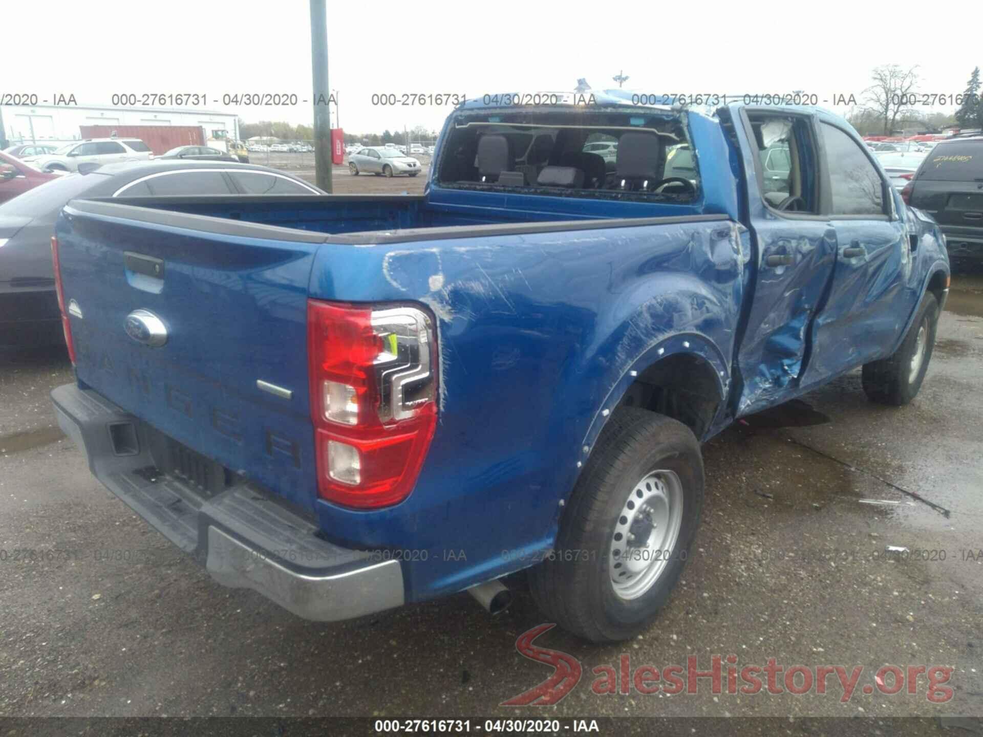 1FTER4EH0KLA58581 2019 FORD RANGER