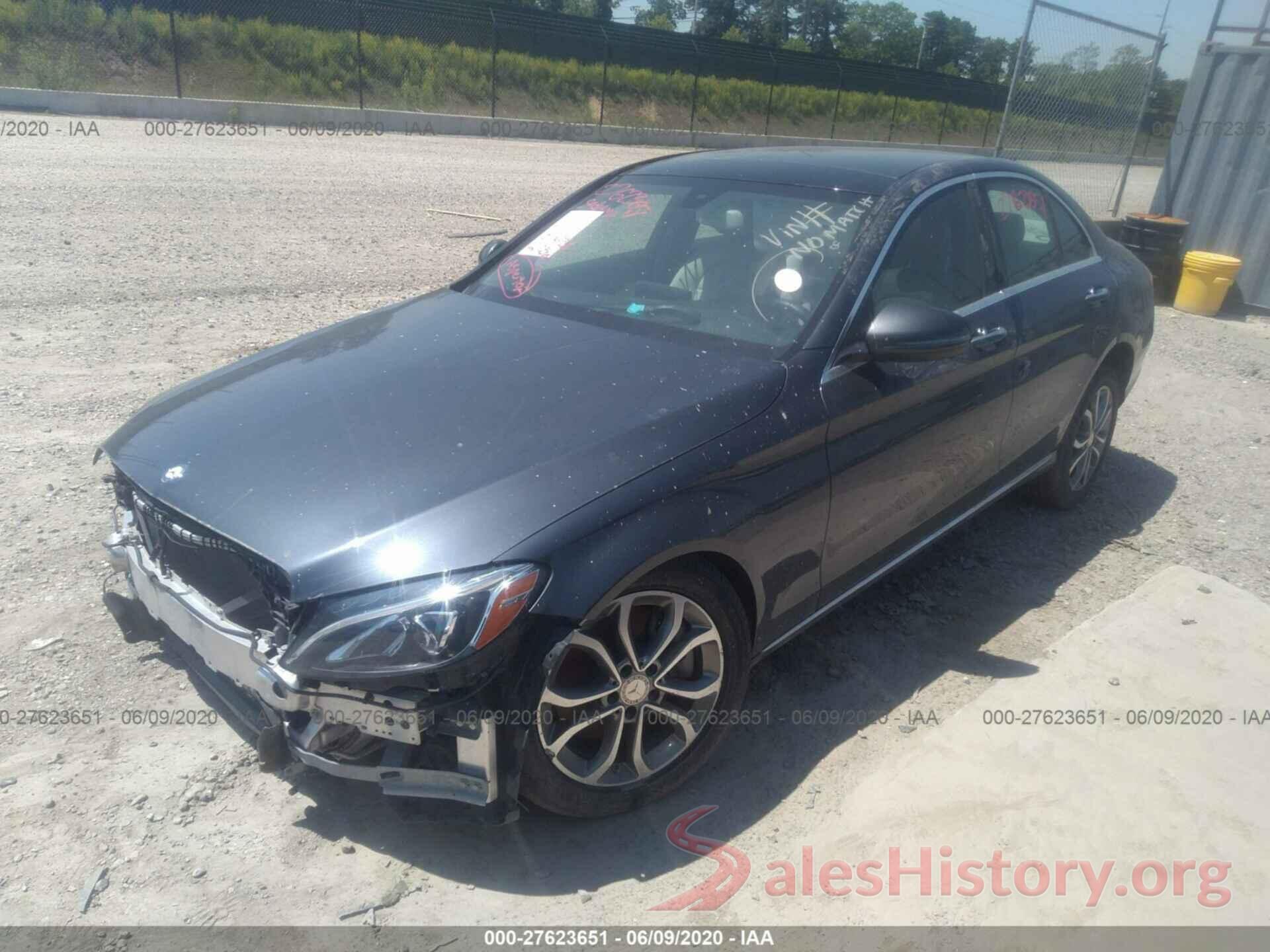 55SWF4KB1GU112461 2015 Mercedes-benz C