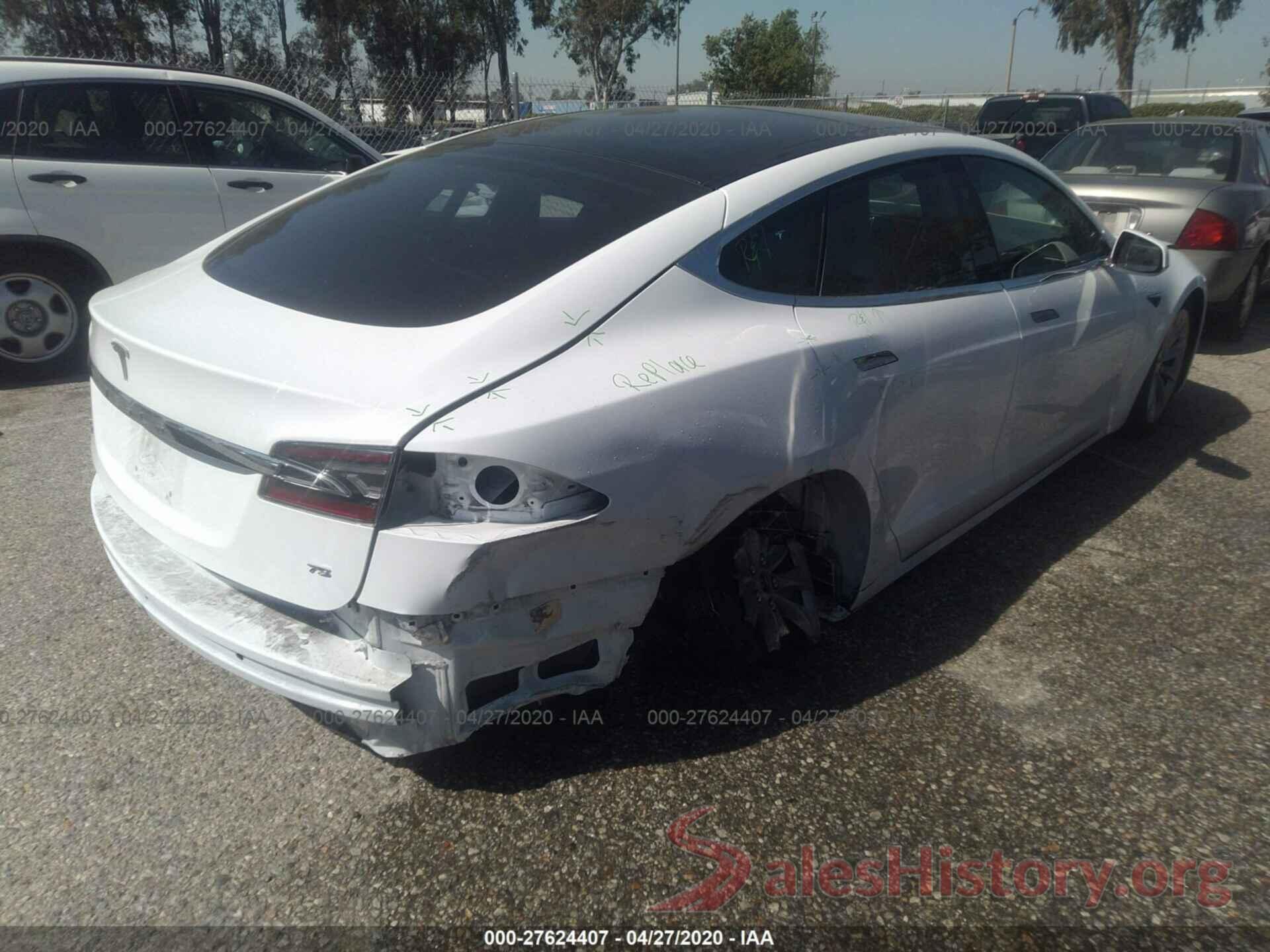 5YJSA1E11GF169579 2016 TESLA MODEL S