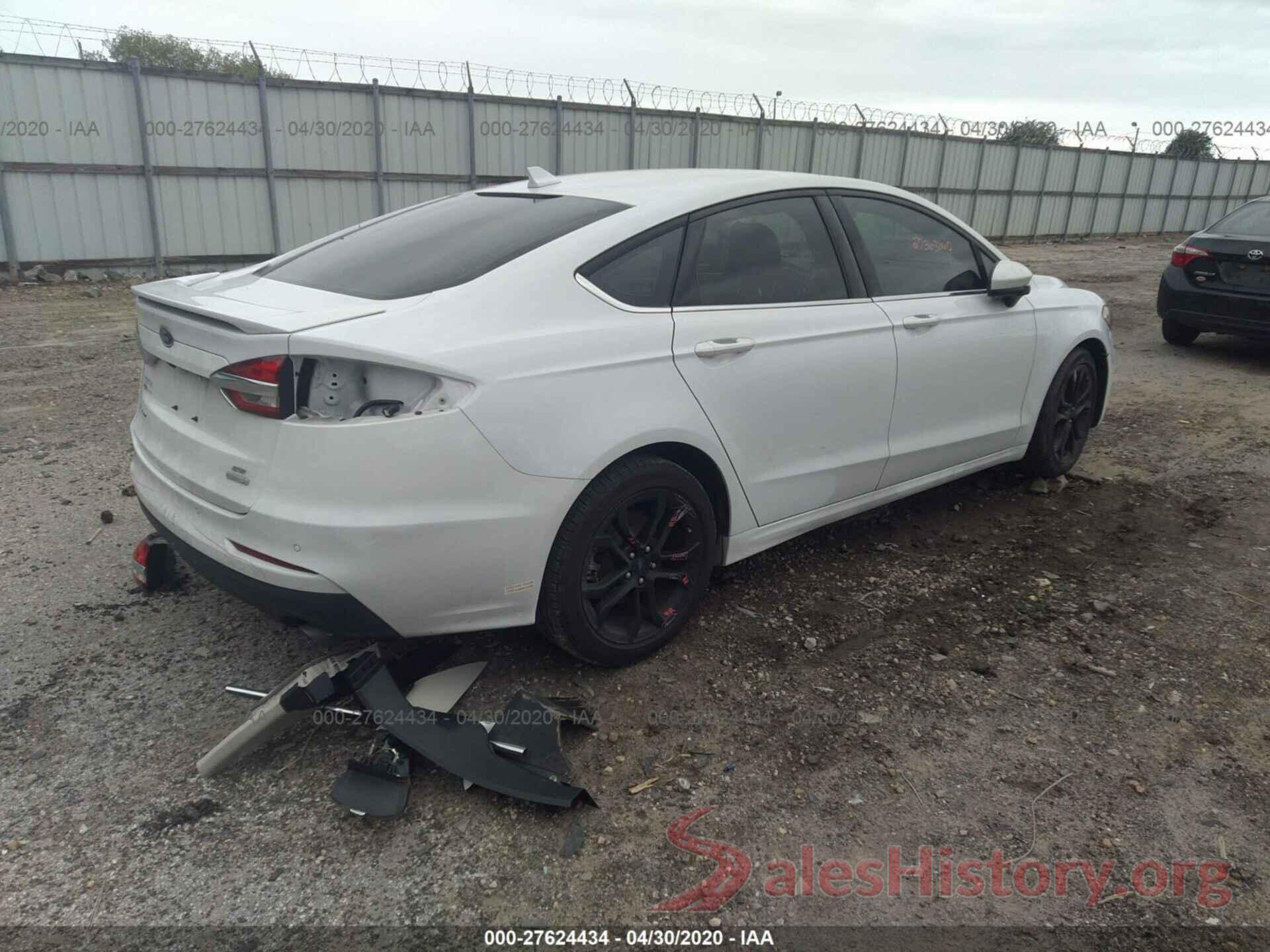 3FA6P0HD1KR146493 2019 FORD FUSION