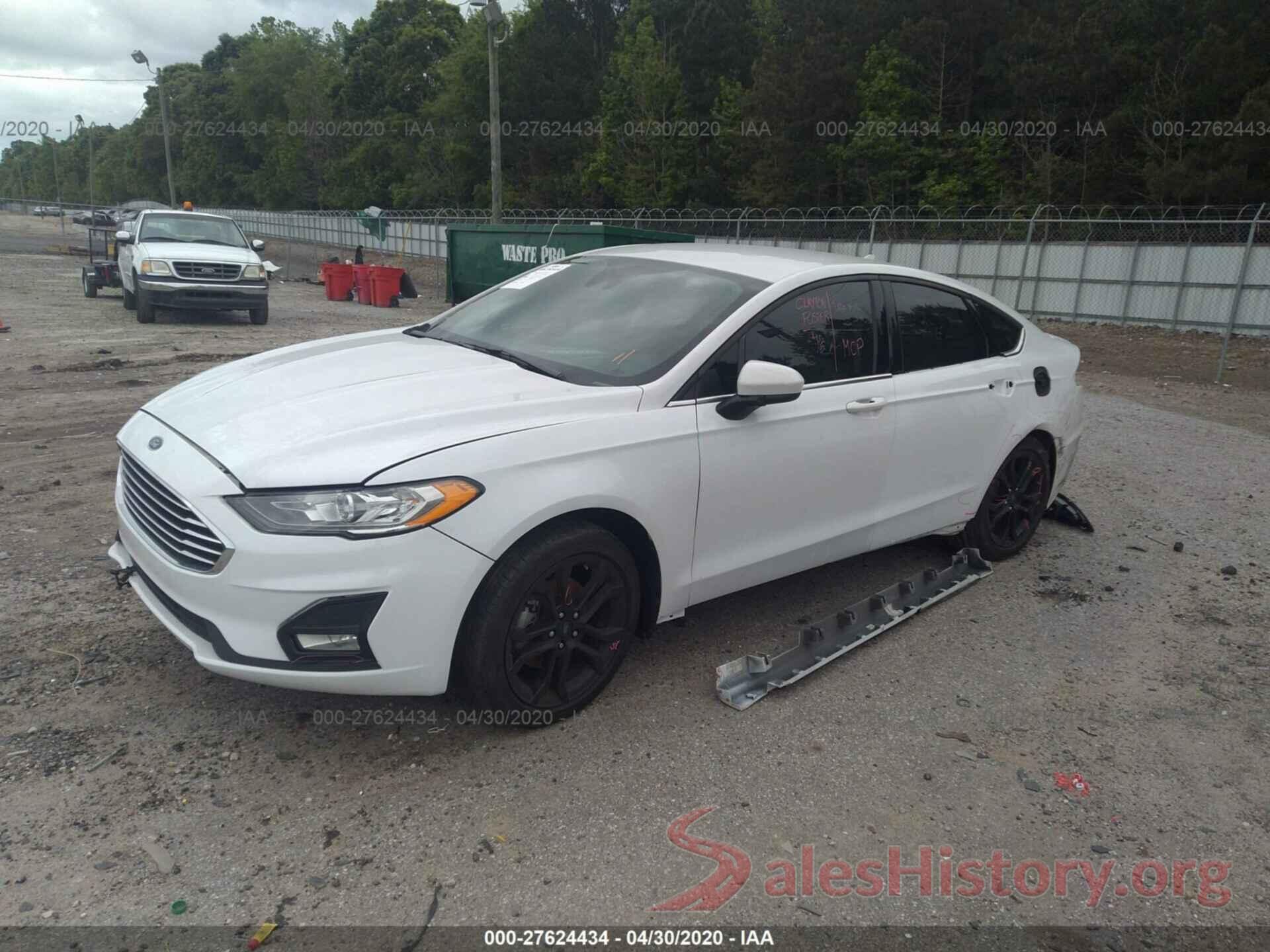 3FA6P0HD1KR146493 2019 FORD FUSION