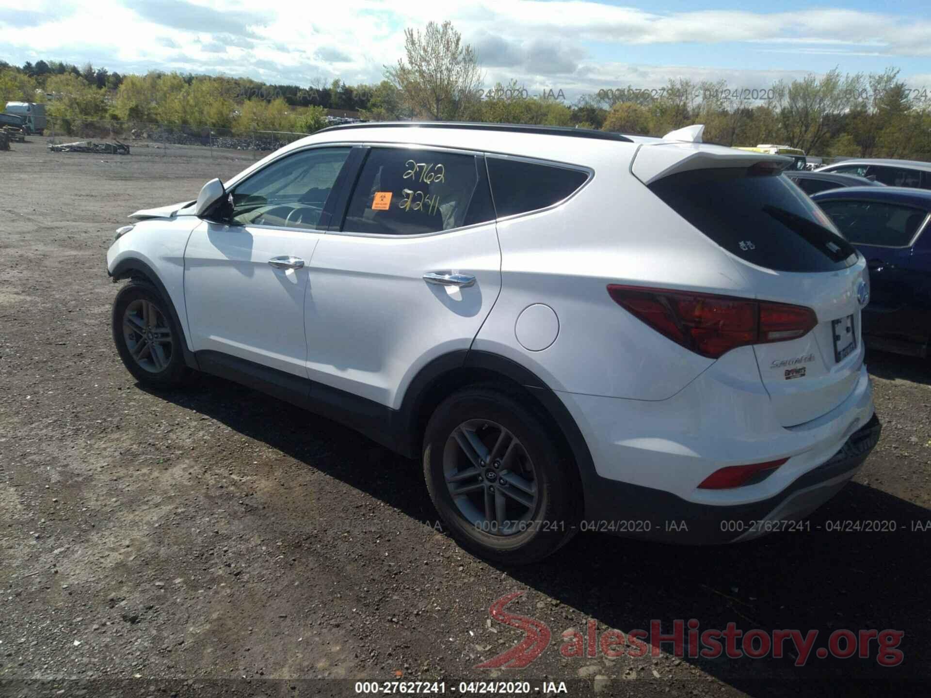 5NMZUDLB4HH010980 2017 Hyundai Santa FE Sport