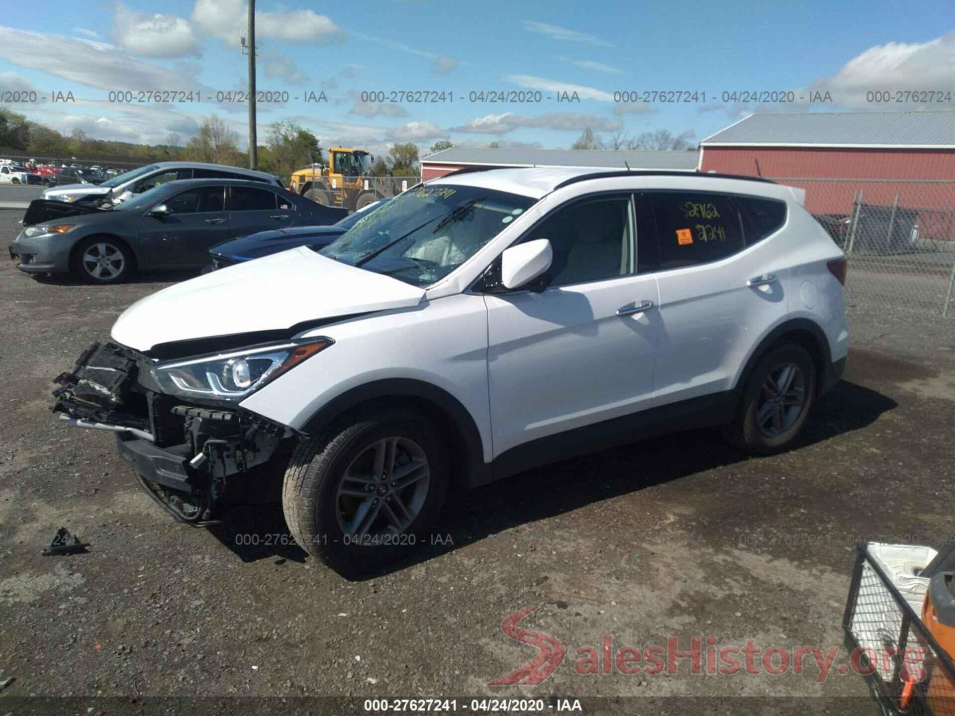 5NMZUDLB4HH010980 2017 Hyundai Santa FE Sport