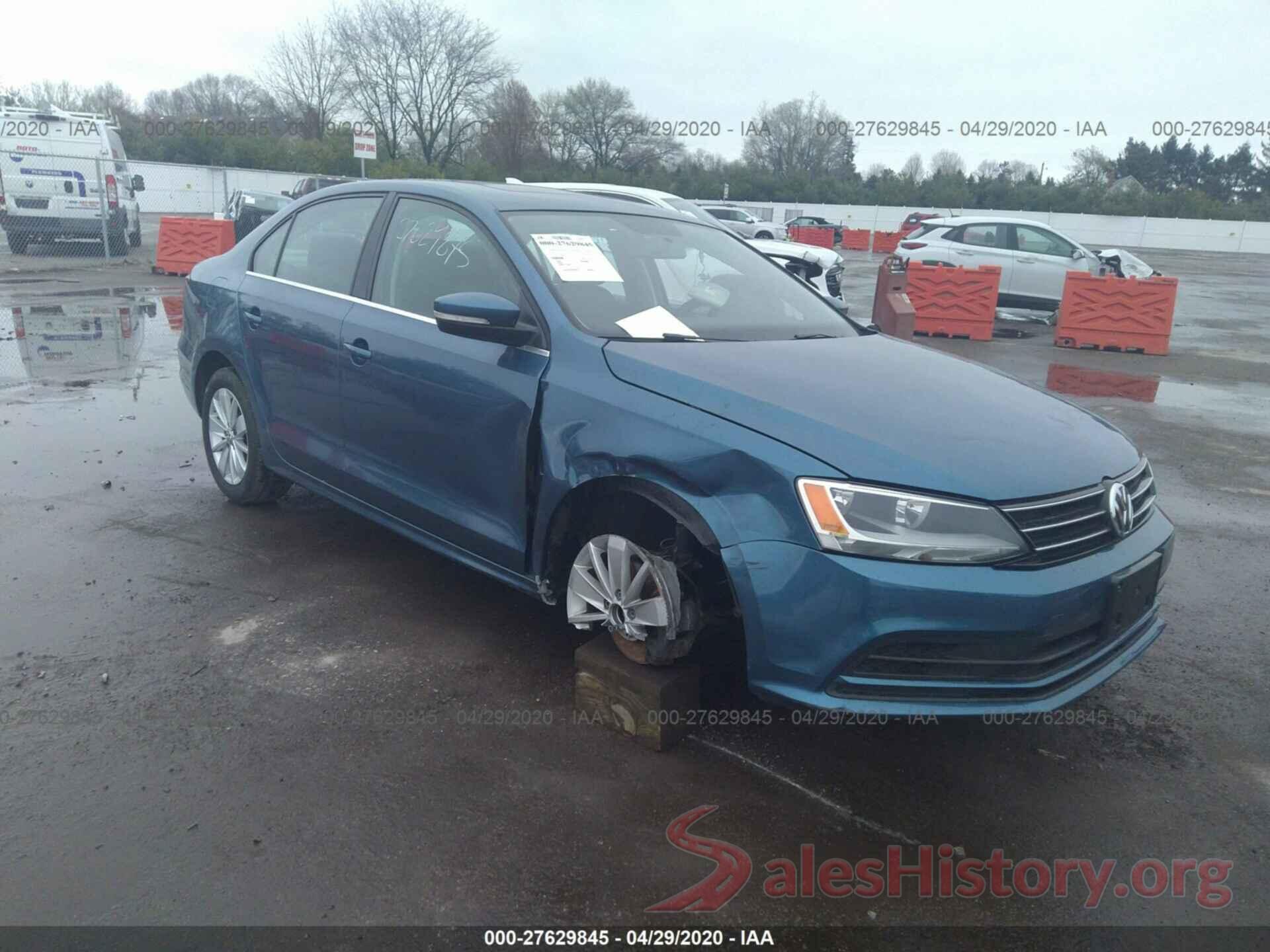 3VWD67AJ6GM406160 2016 Volkswagen Jetta