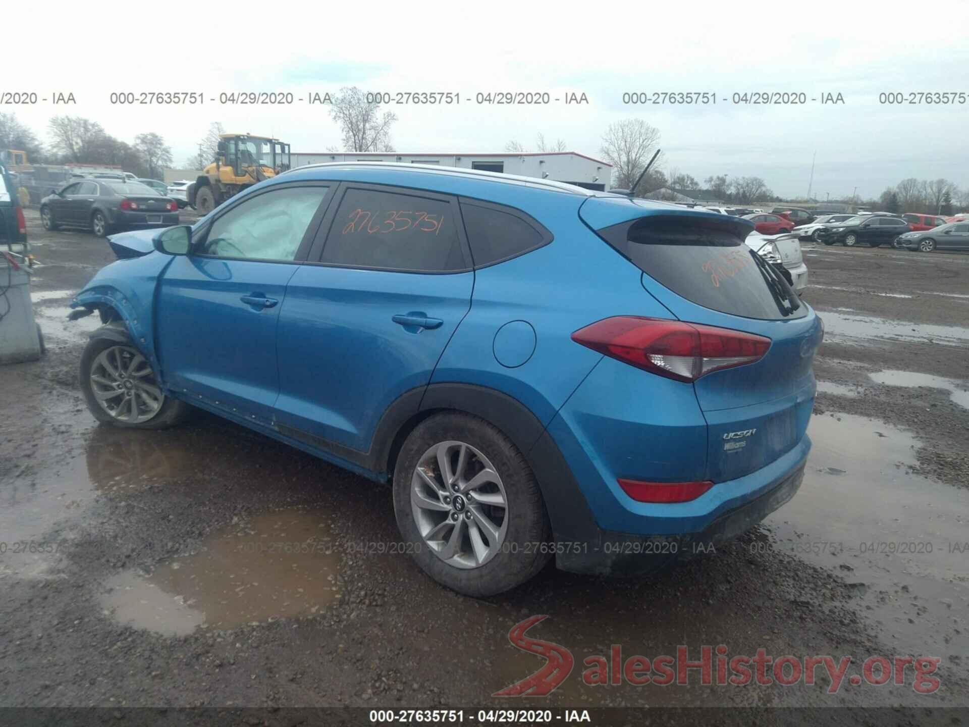 KM8J3CA47GU138213 2016 Hyundai Tucson