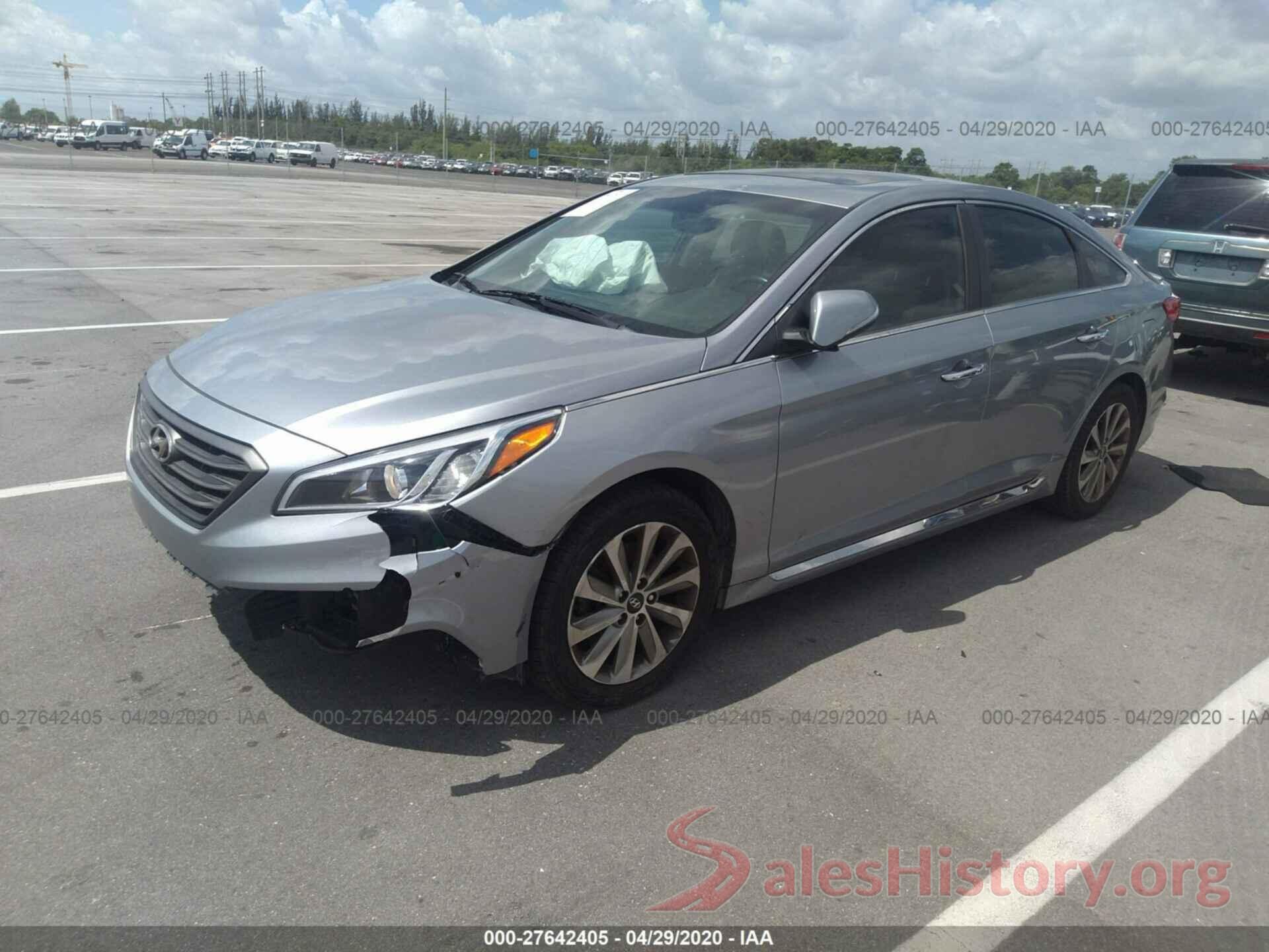 5NPE34AFXGH347128 2016 Hyundai Sonata