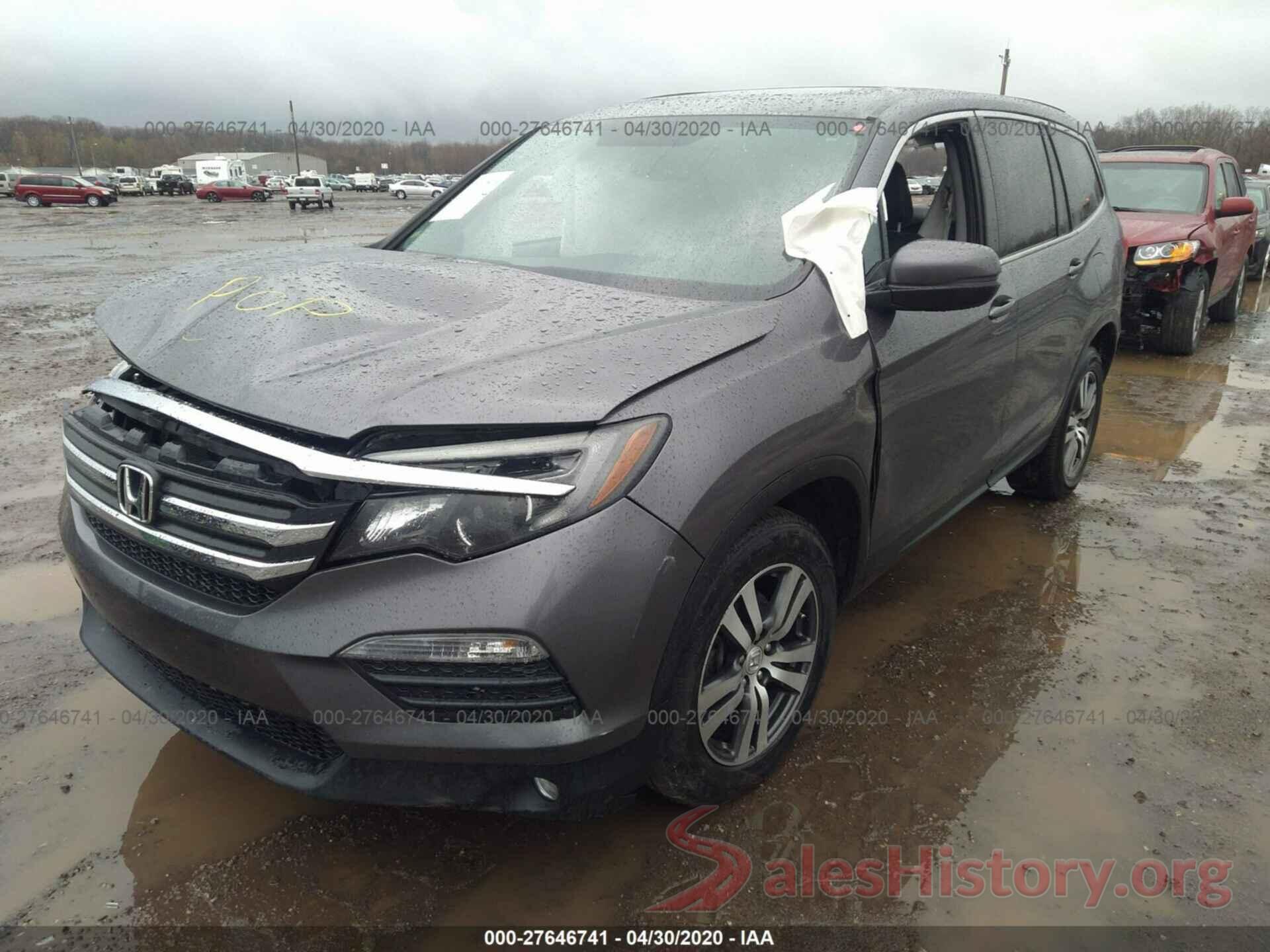 5FNYF6H58GB004149 2016 Honda Pilot