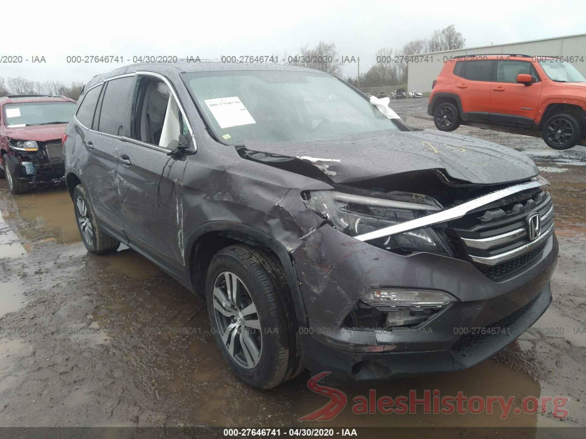 5FNYF6H58GB004149 2016 Honda Pilot