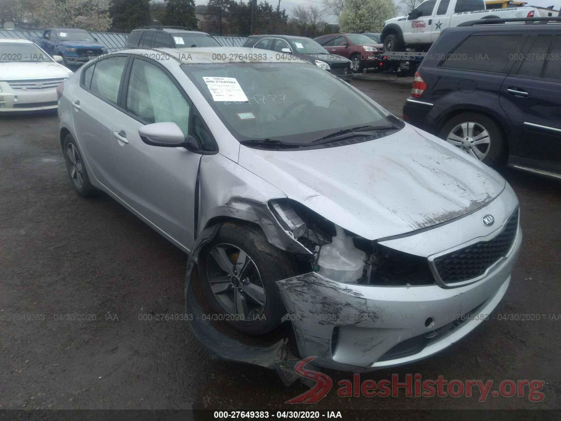 3KPFL4A71JE274286 2018 KIA FORTE