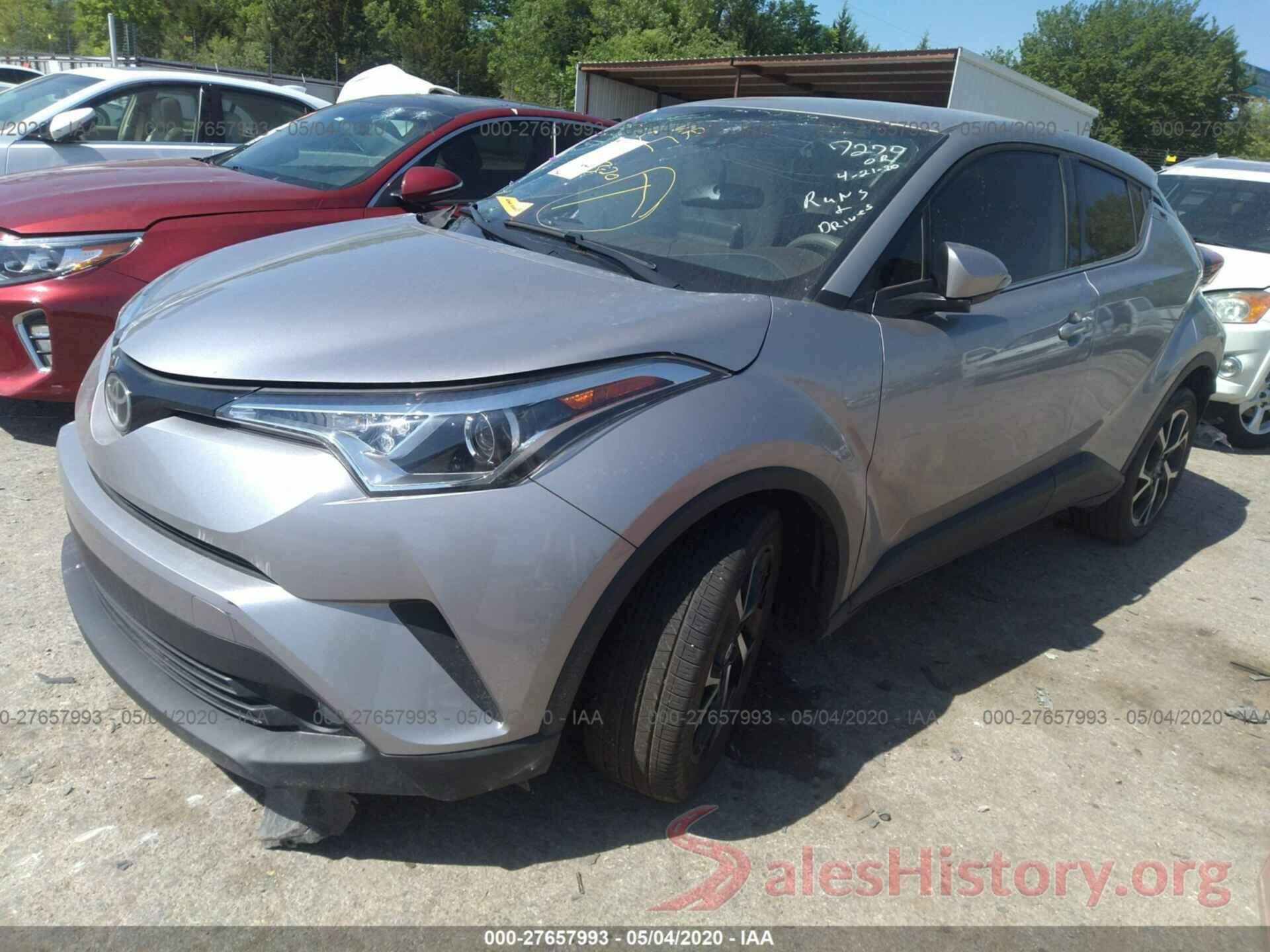 JTNKHMBXXK1057270 2019 TOYOTA C-HR