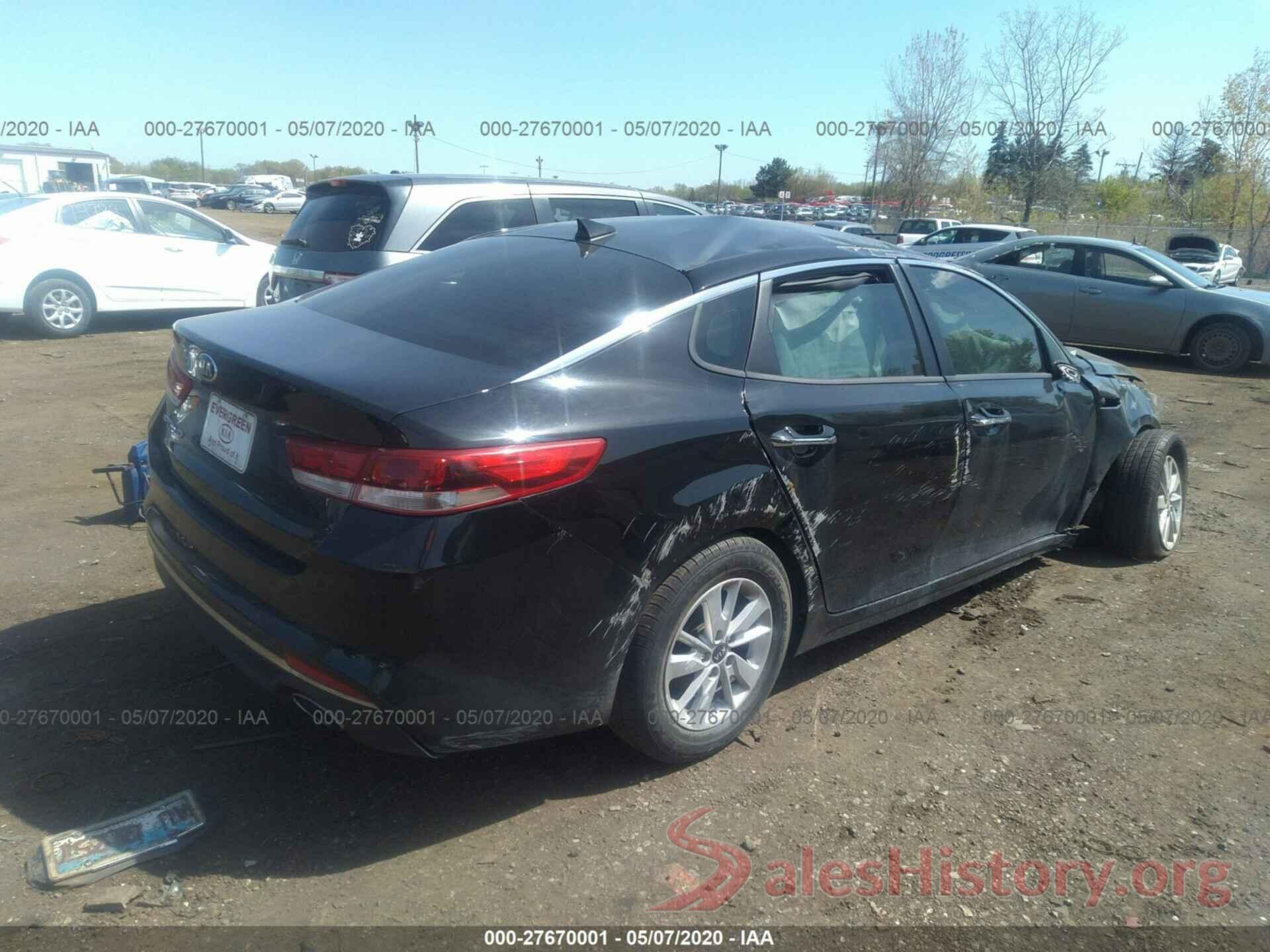 KNAGT4L37H5163405 2017 KIA Optima