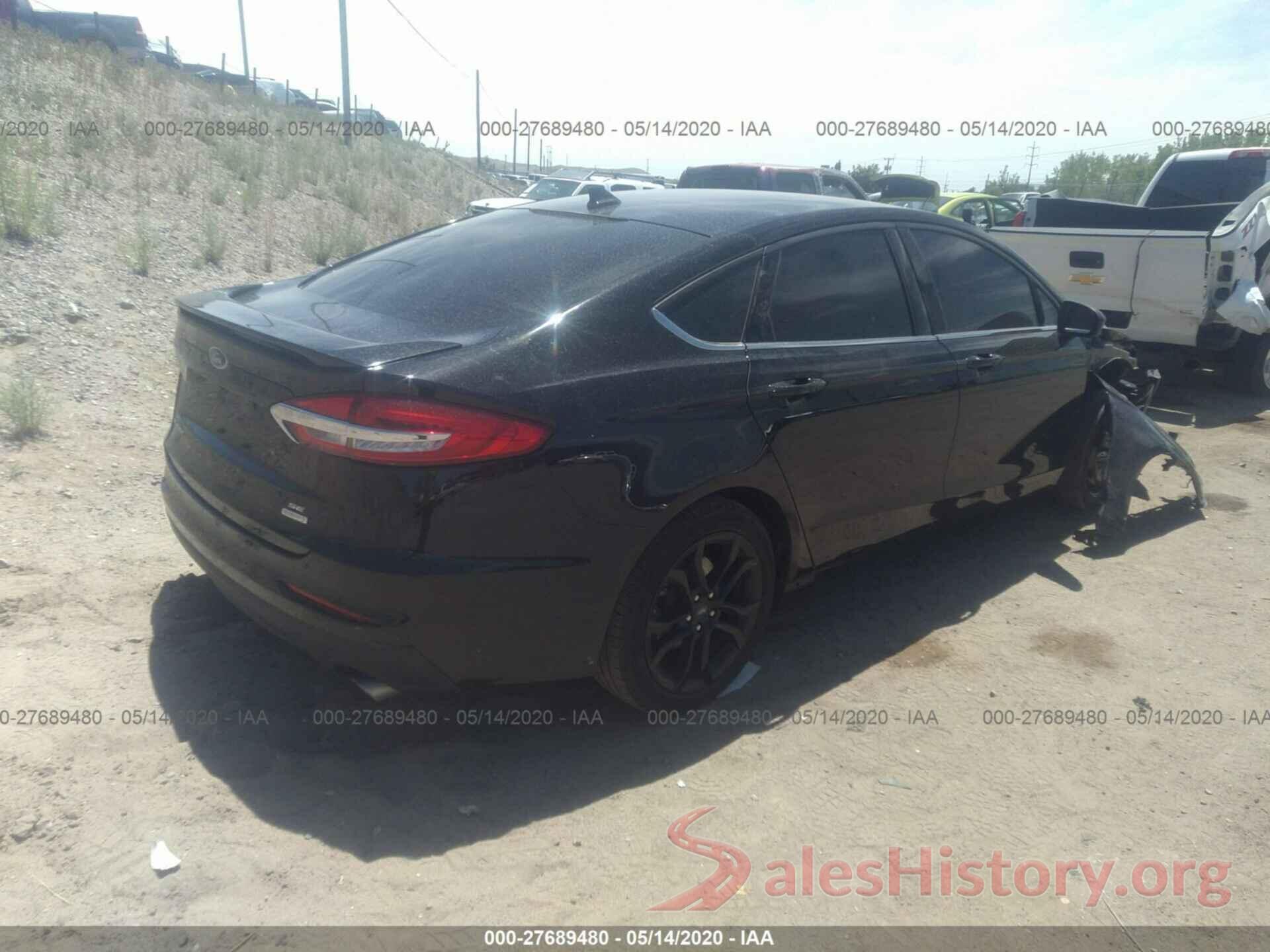 3FA6P0HD1KR173063 2019 FORD FUSION