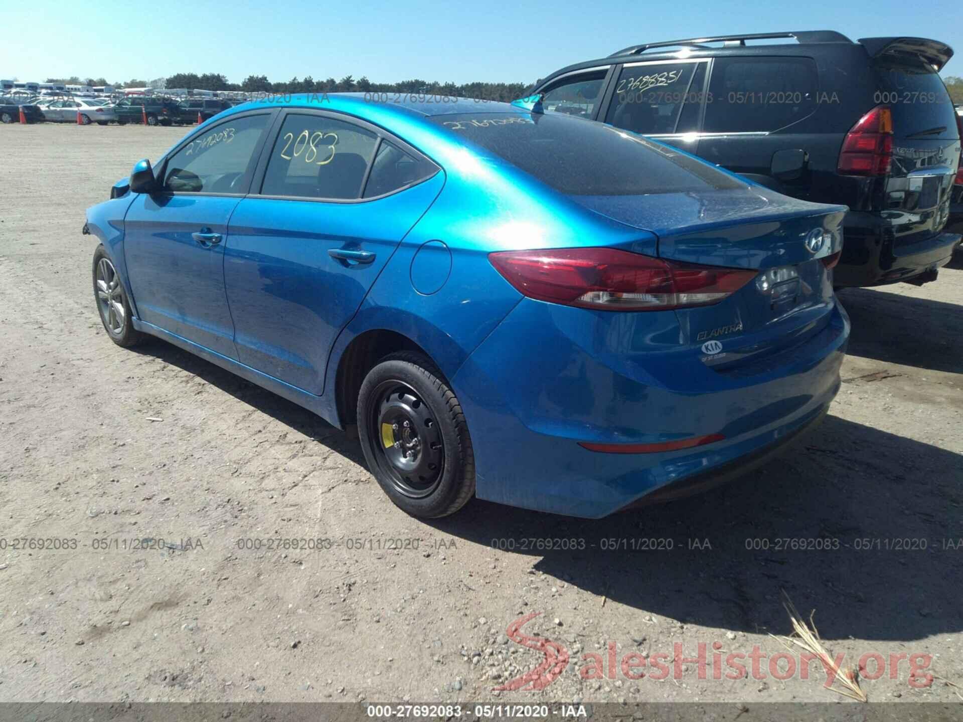 5NPD84LF0JH351917 2018 HYUNDAI ELANTRA