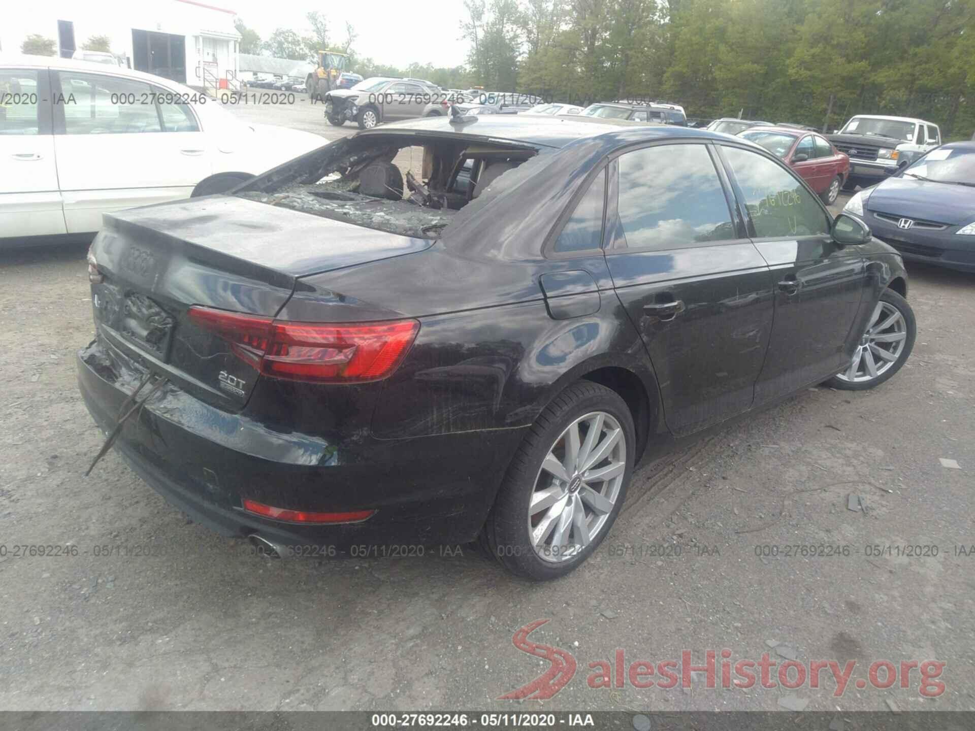 WAUANAF40HN039415 2017 Audi A4