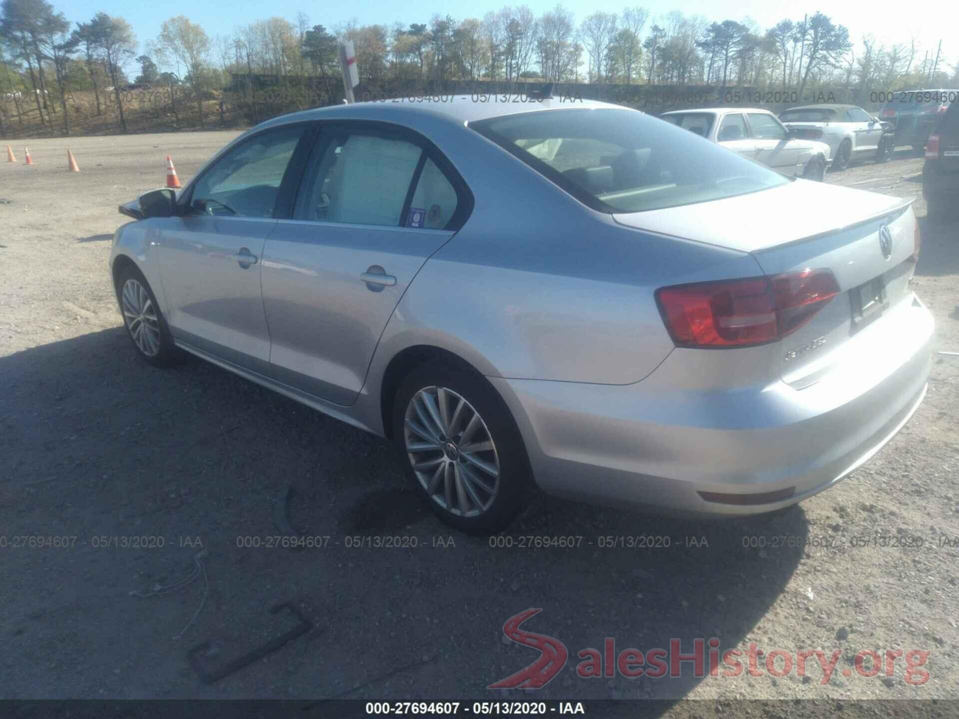 3VWL17AJ4GM229022 2016 Volkswagen Jetta