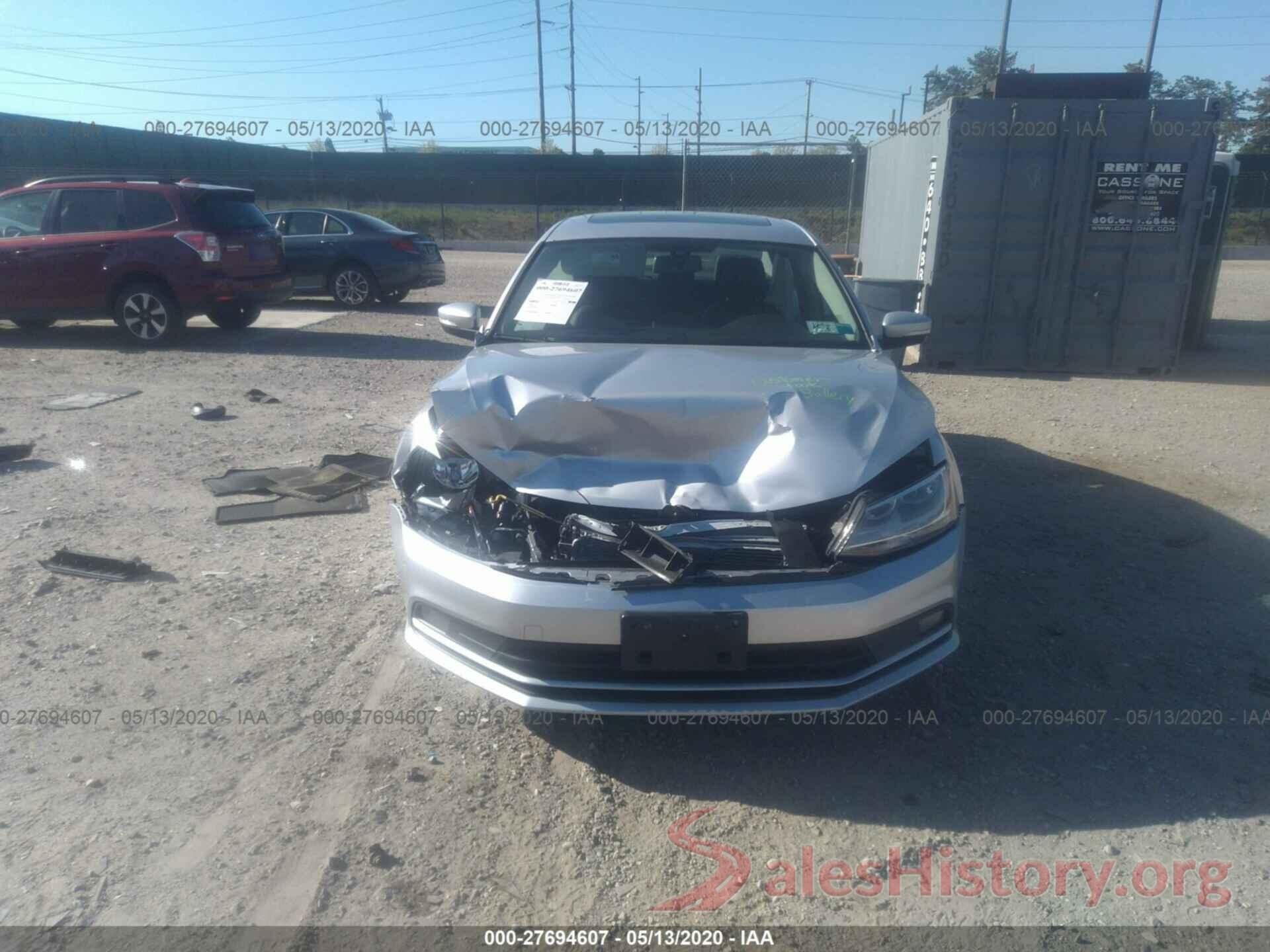 3VWL17AJ4GM229022 2016 Volkswagen Jetta