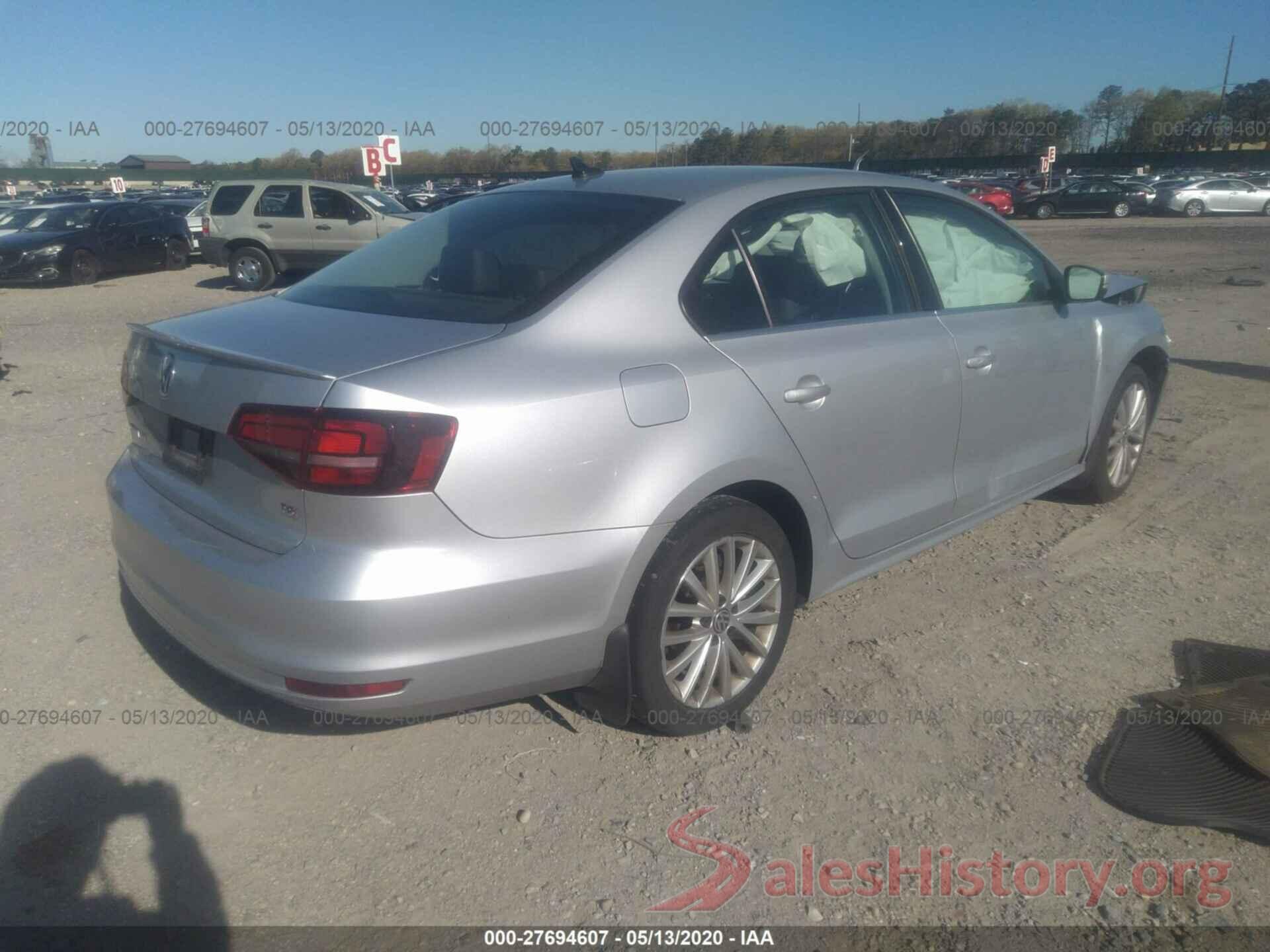 3VWL17AJ4GM229022 2016 Volkswagen Jetta