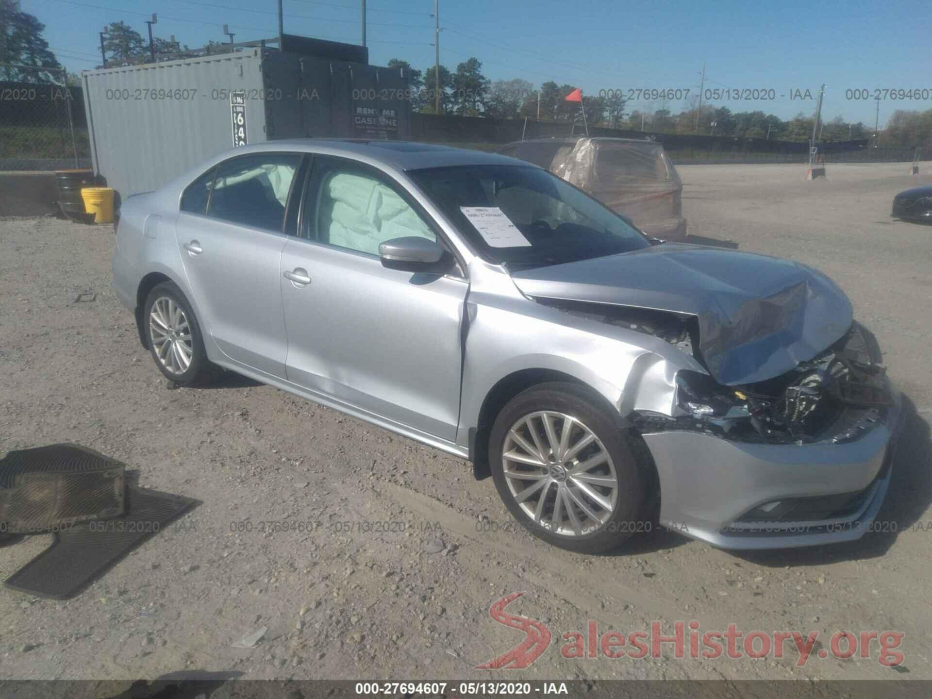 3VWL17AJ4GM229022 2016 Volkswagen Jetta