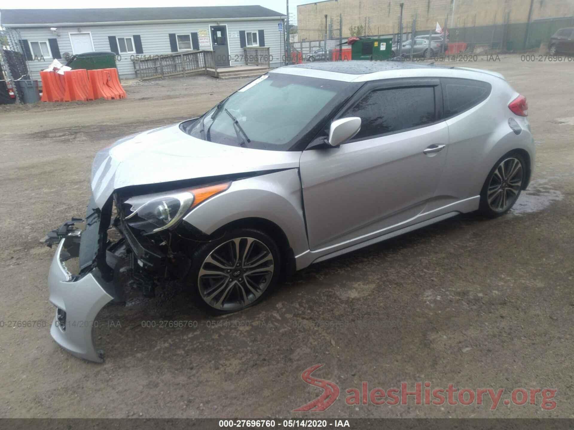 KMHTC6AE5GU295340 2016 Hyundai Veloster