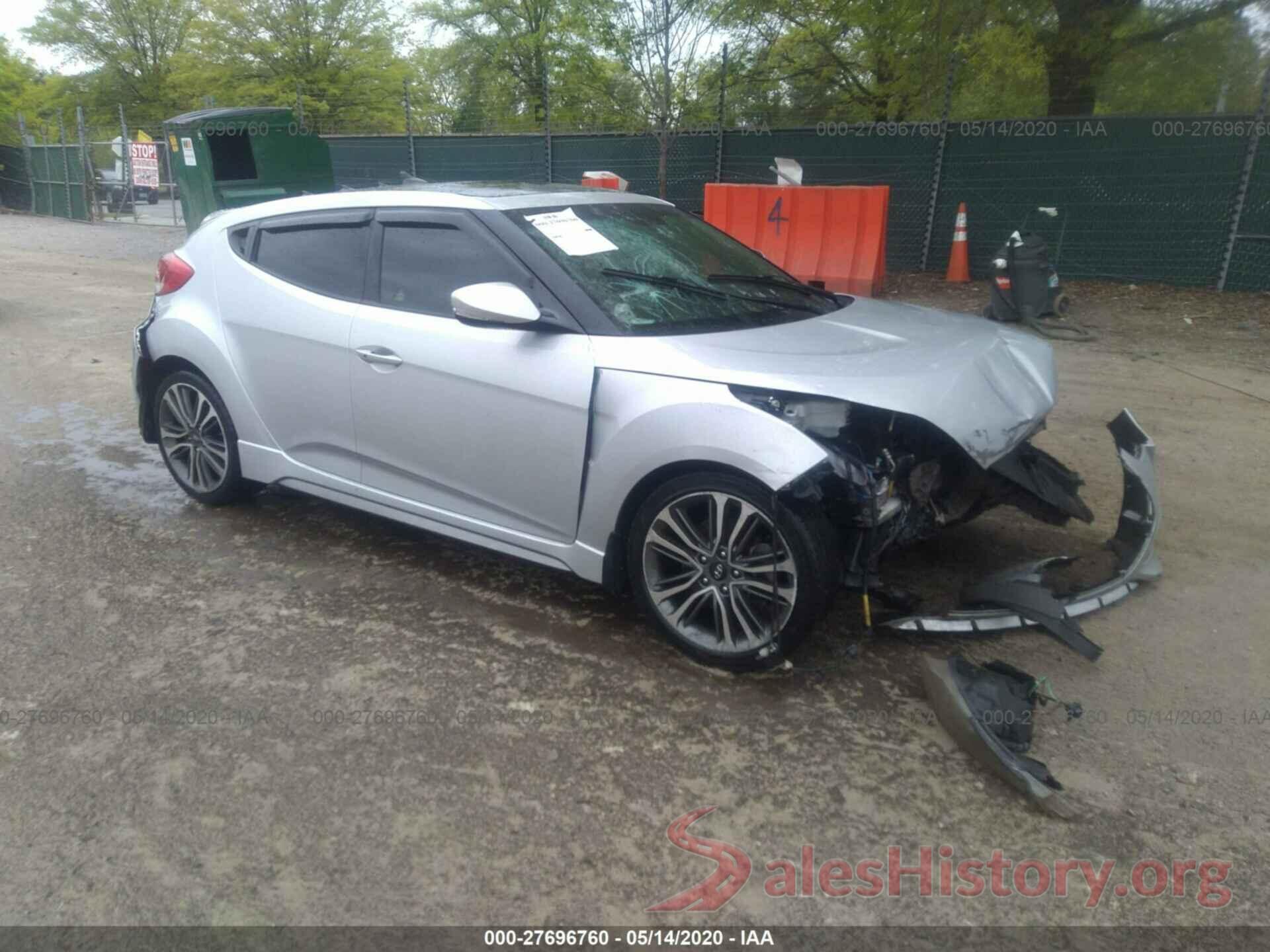 KMHTC6AE5GU295340 2016 Hyundai Veloster