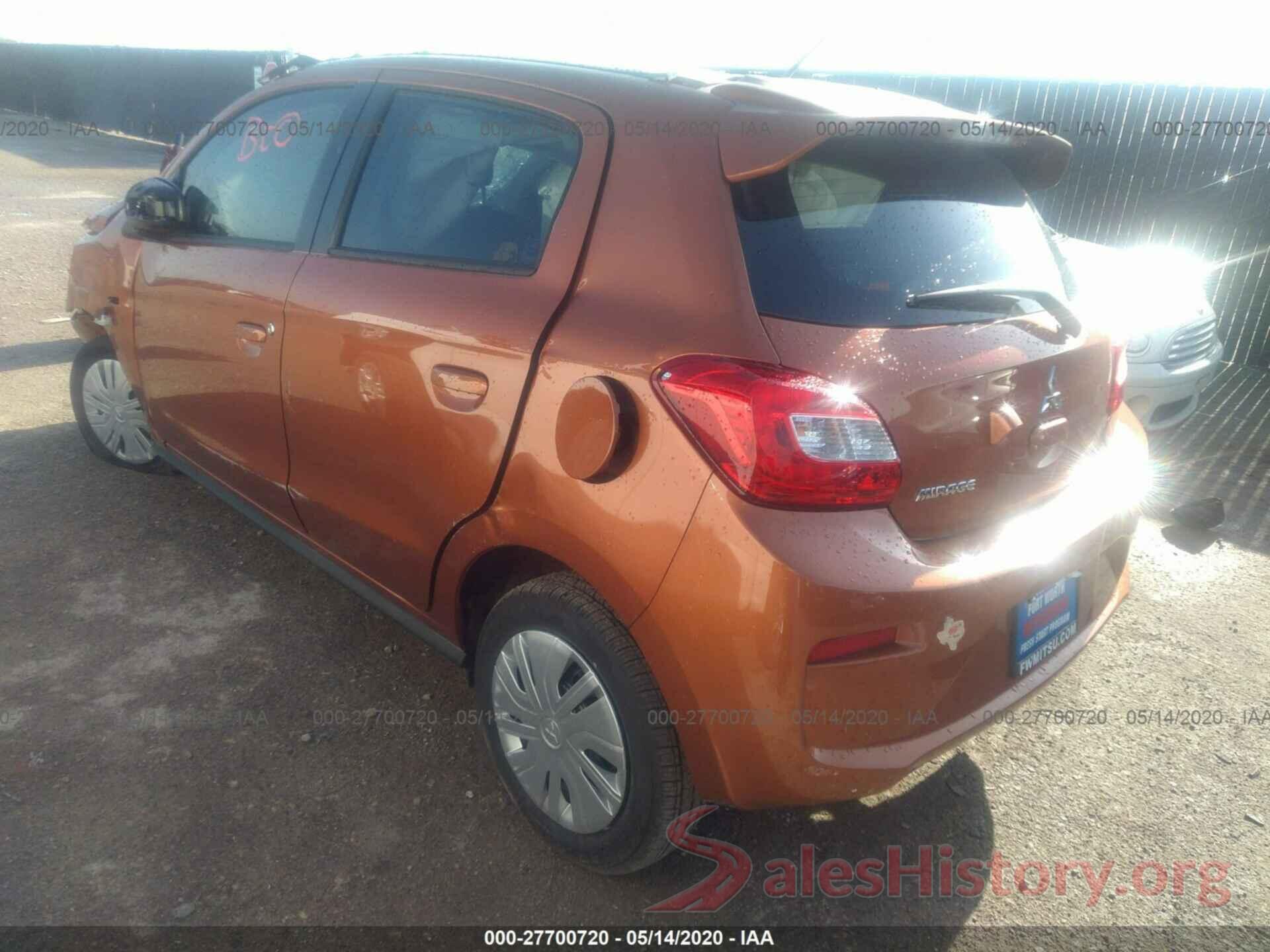 ML32A3HJ7LH003085 2020 MITSUBISHI MIRAGE