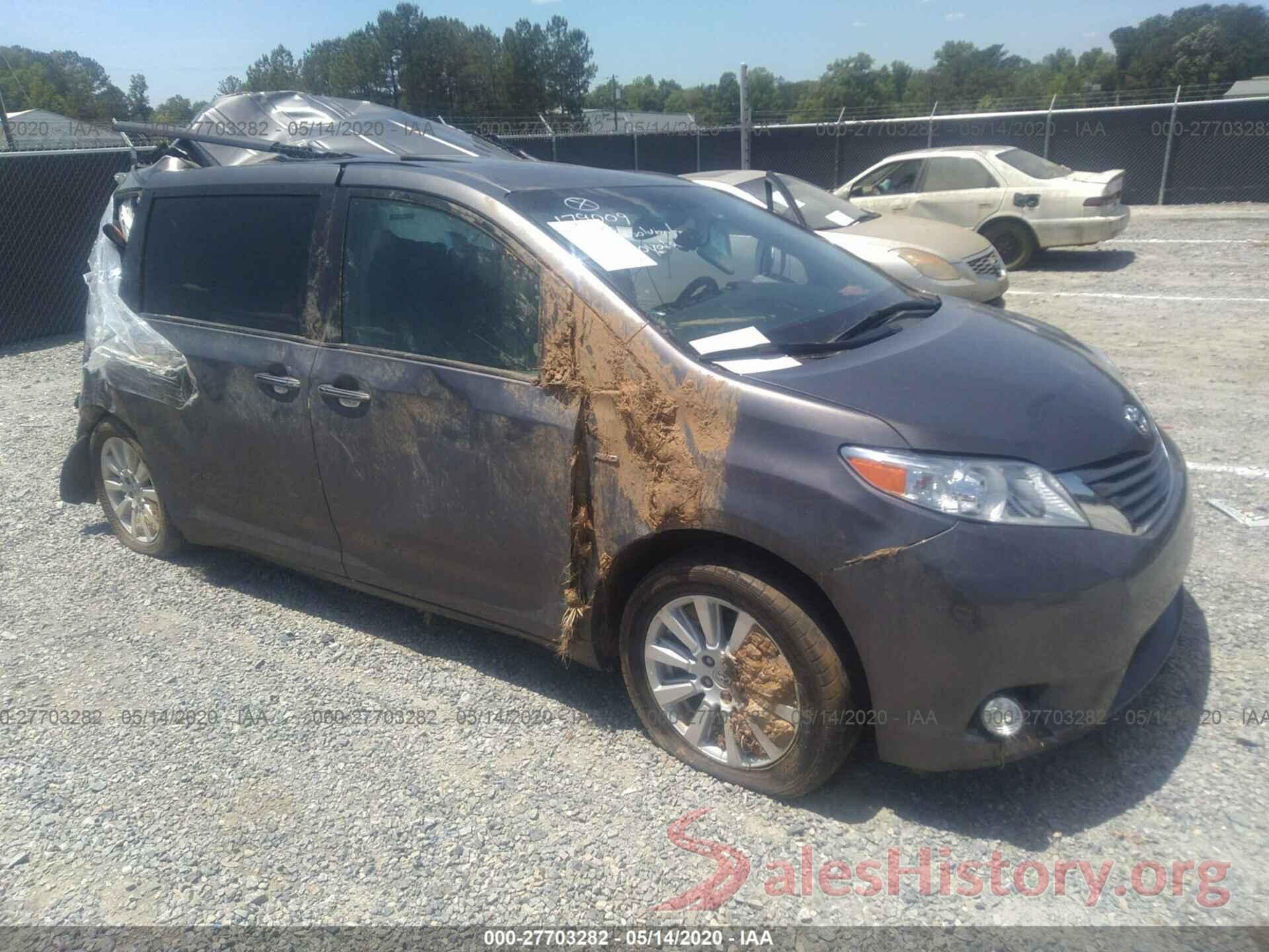 5TDDZ3DC3HS179009 2017 Toyota Sienna