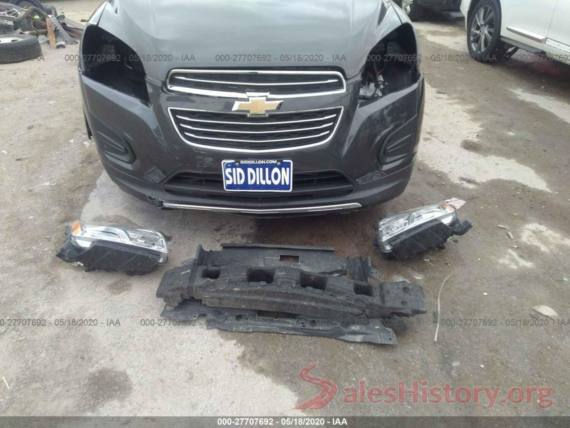 3GNCJPSB7GL267416 2016 CHEVROLET TRAX