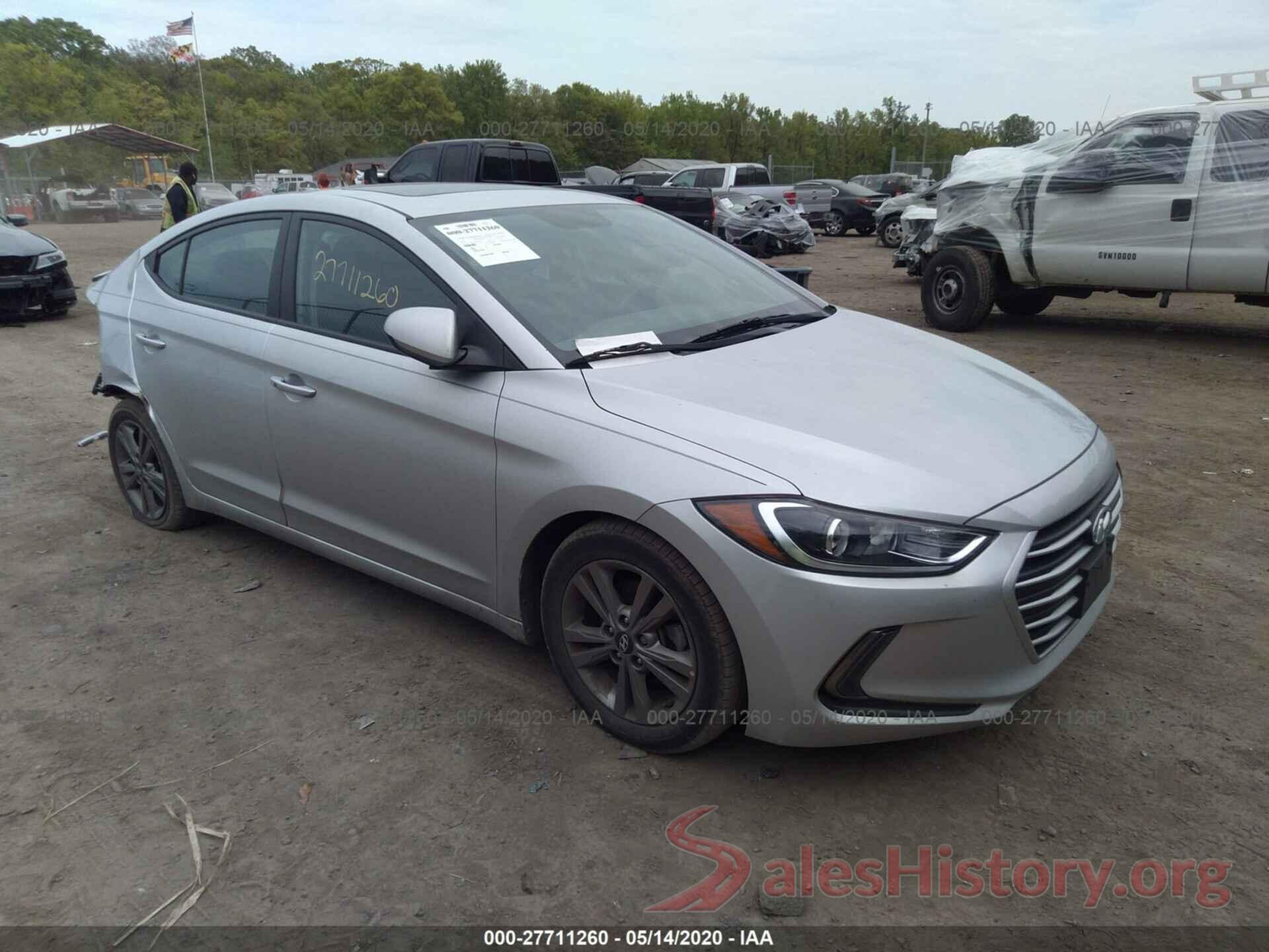 5NPD84LF8JH366603 2018 Hyundai Elantra