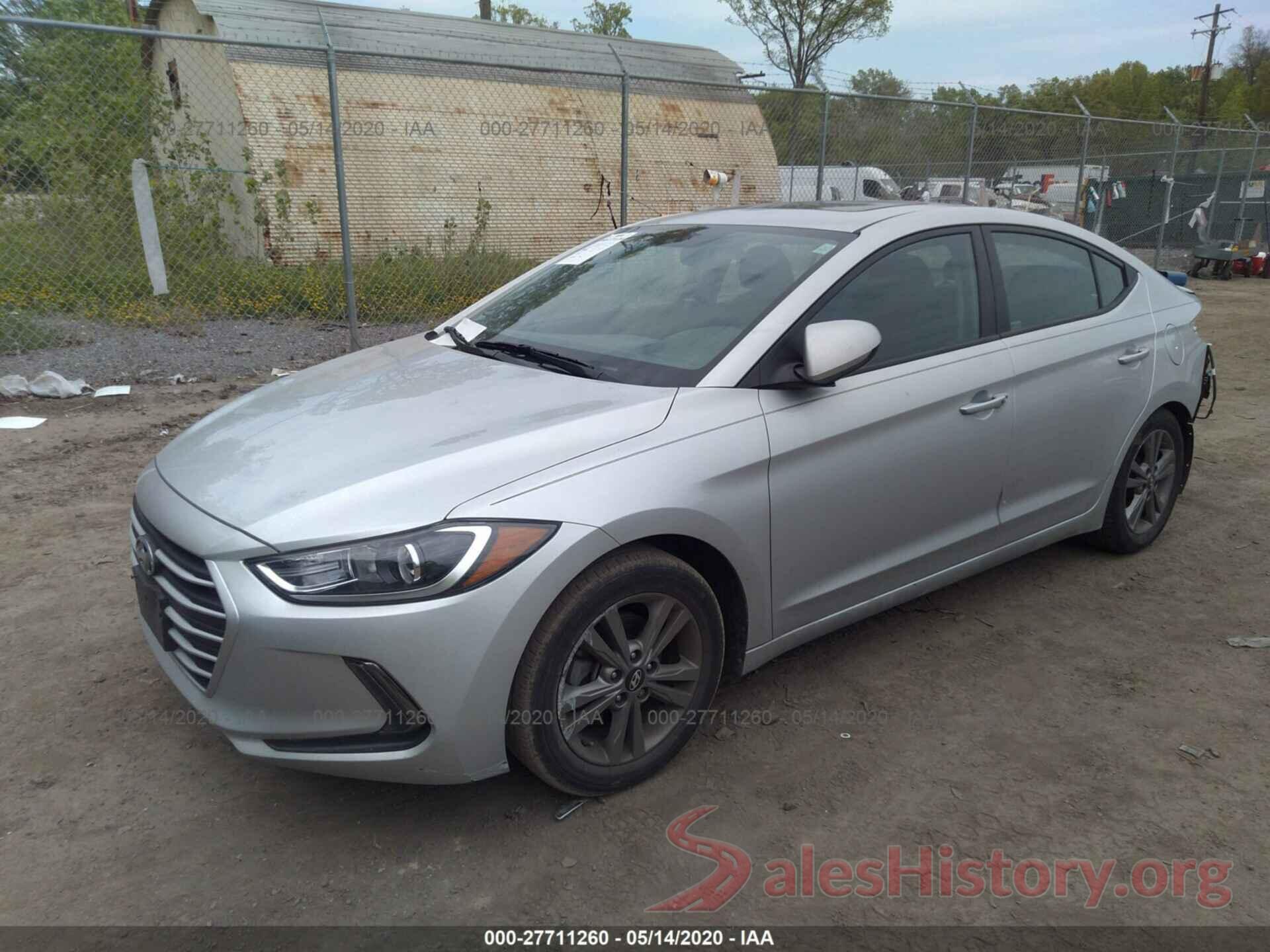 5NPD84LF8JH366603 2018 Hyundai Elantra