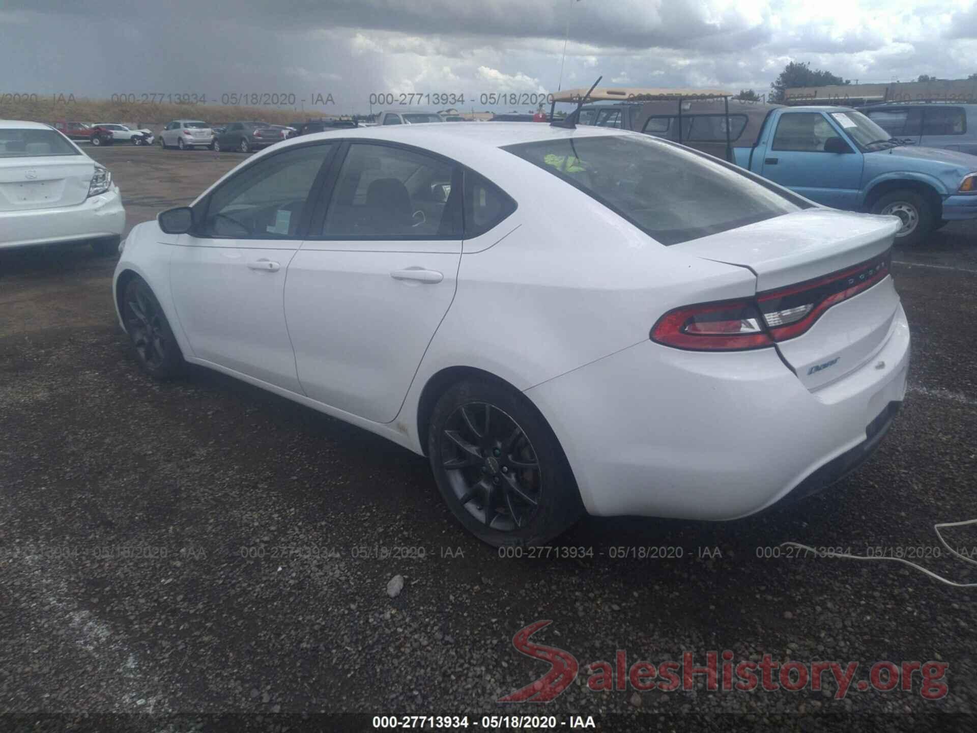 1C3CDFAA0GD570910 2016 Dodge Dart