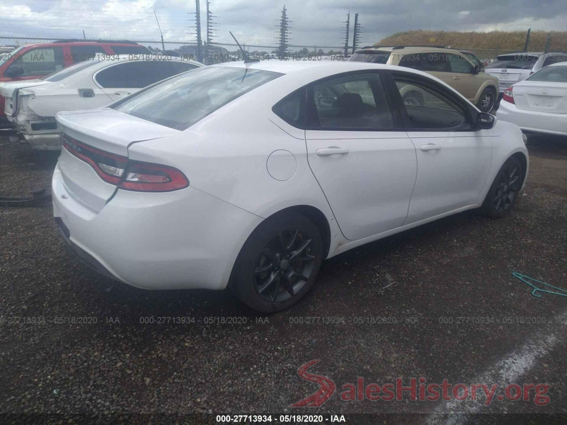 1C3CDFAA0GD570910 2016 Dodge Dart