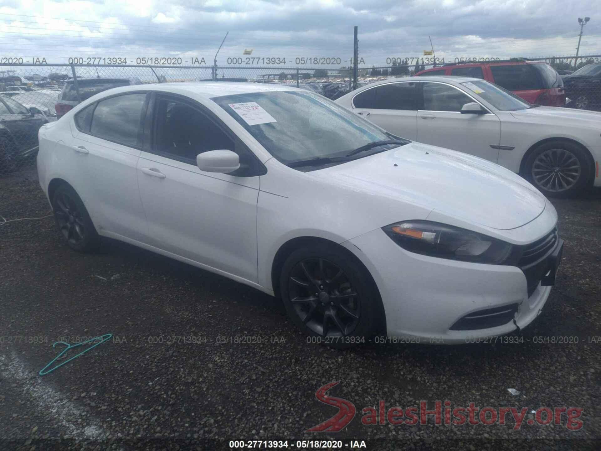 1C3CDFAA0GD570910 2016 Dodge Dart