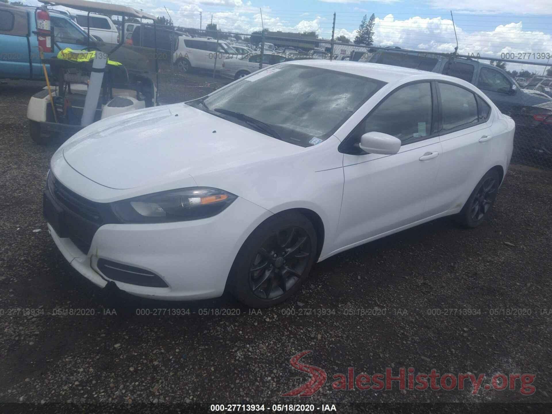 1C3CDFAA0GD570910 2016 Dodge Dart