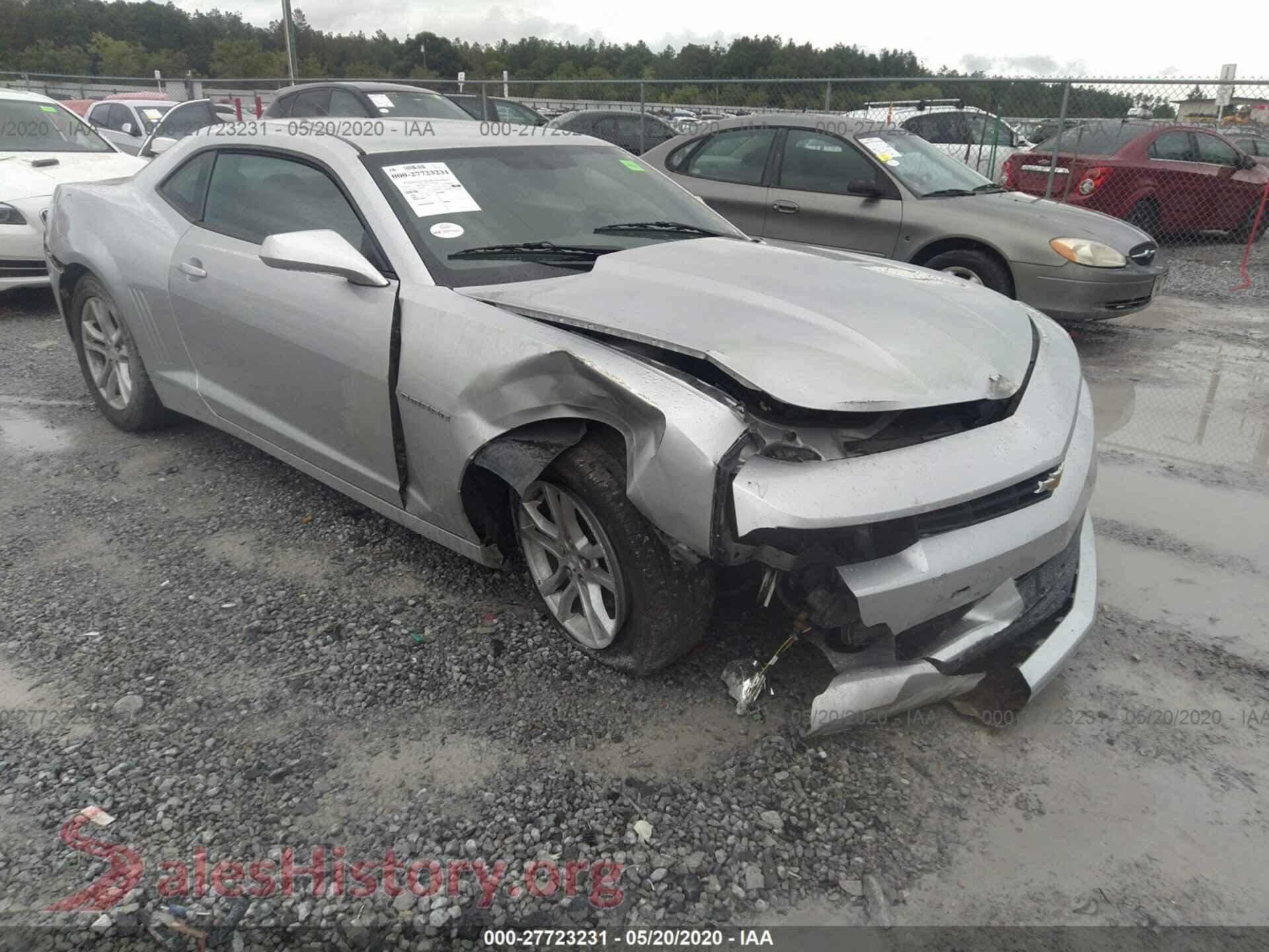 2014 CHEVROLET CAMARO VIN 2G1FA1E33E9188728, auction photo