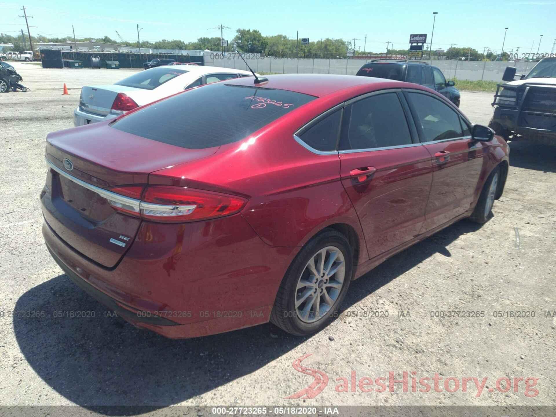 3FA6P0HD1HR305733 2017 FORD FUSION