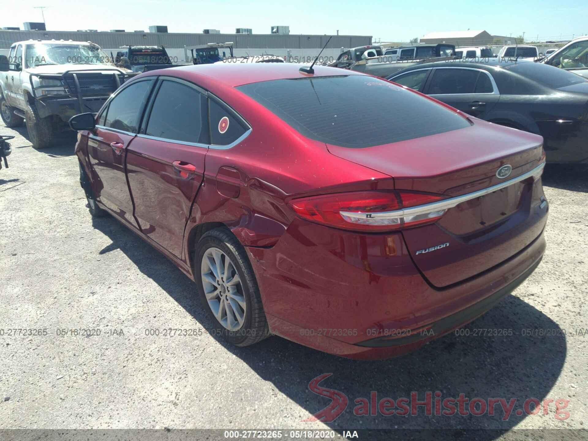 3FA6P0HD1HR305733 2017 FORD FUSION