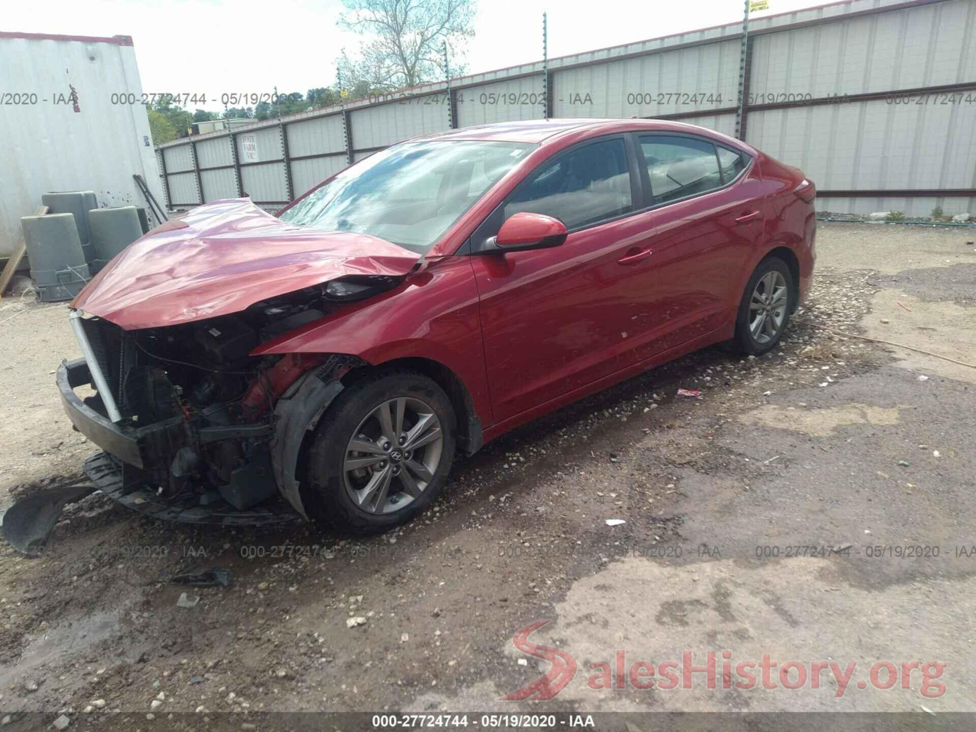 KMHD84LF9HU065320 2017 Hyundai Elantra