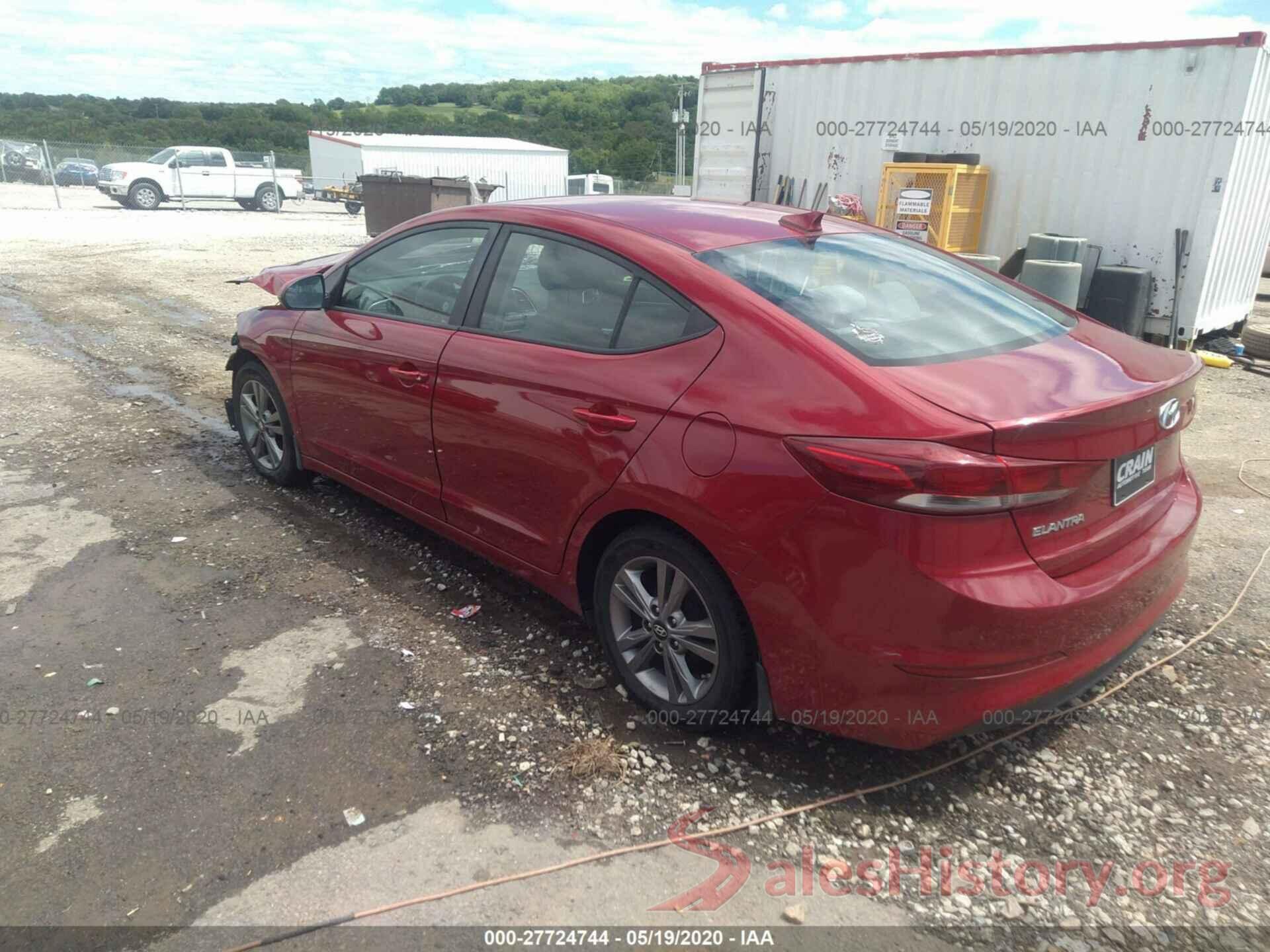 KMHD84LF9HU065320 2017 Hyundai Elantra