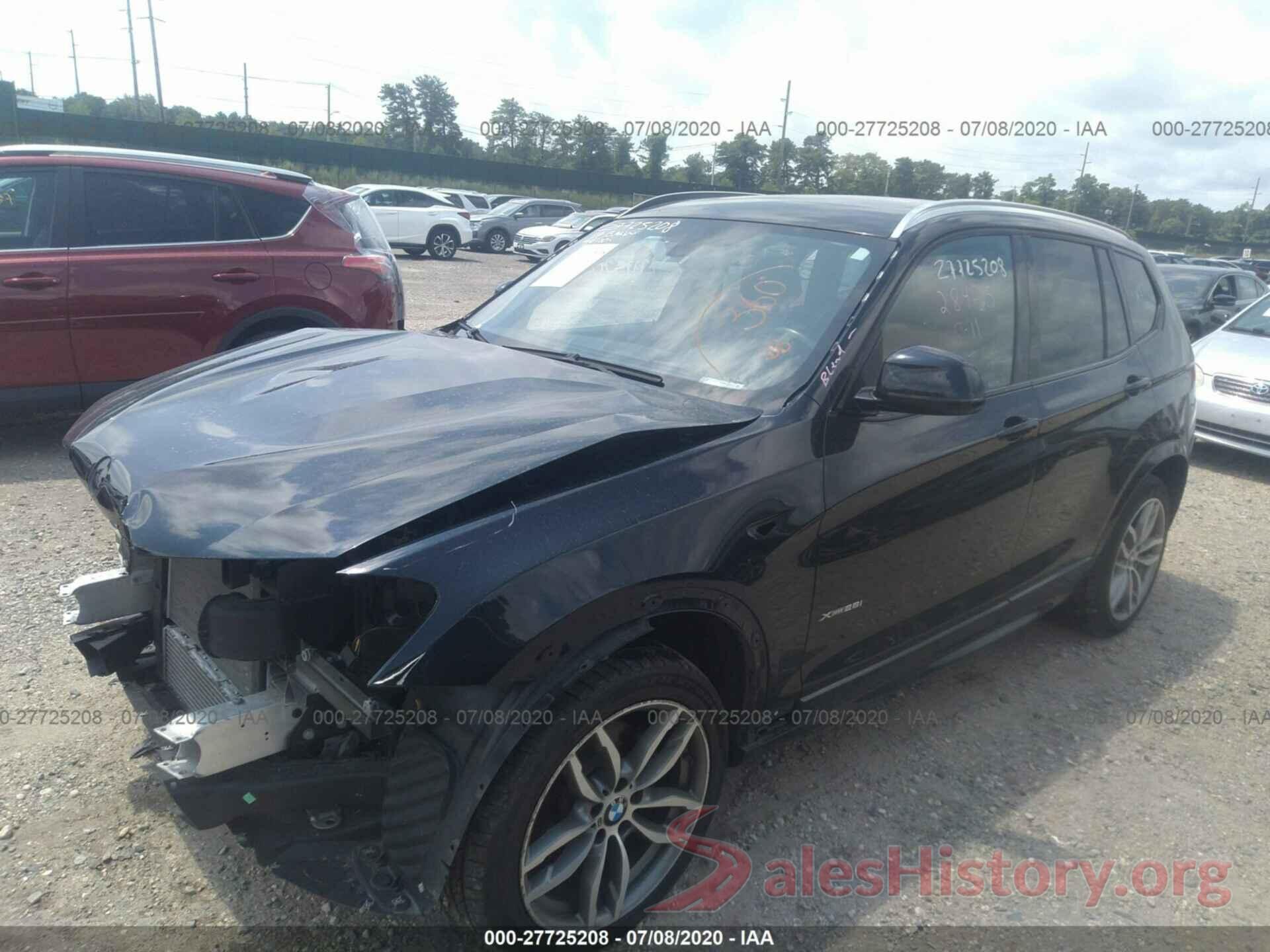 5UXWX9C5XH0T09793 2017 BMW X3