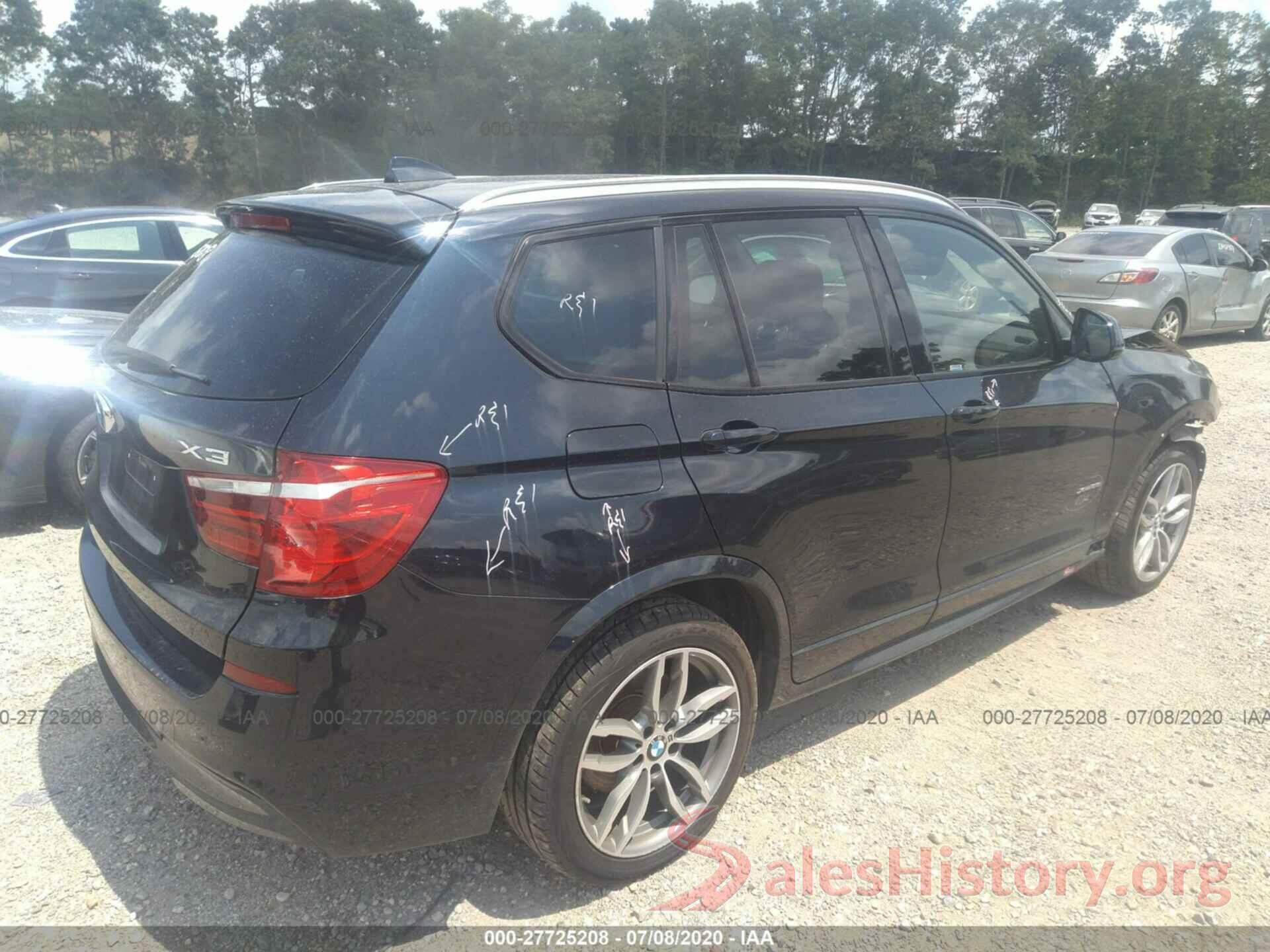 5UXWX9C5XH0T09793 2017 BMW X3