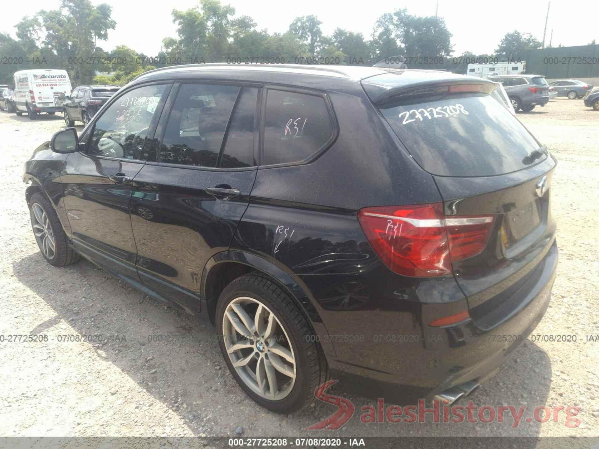 5UXWX9C5XH0T09793 2017 BMW X3