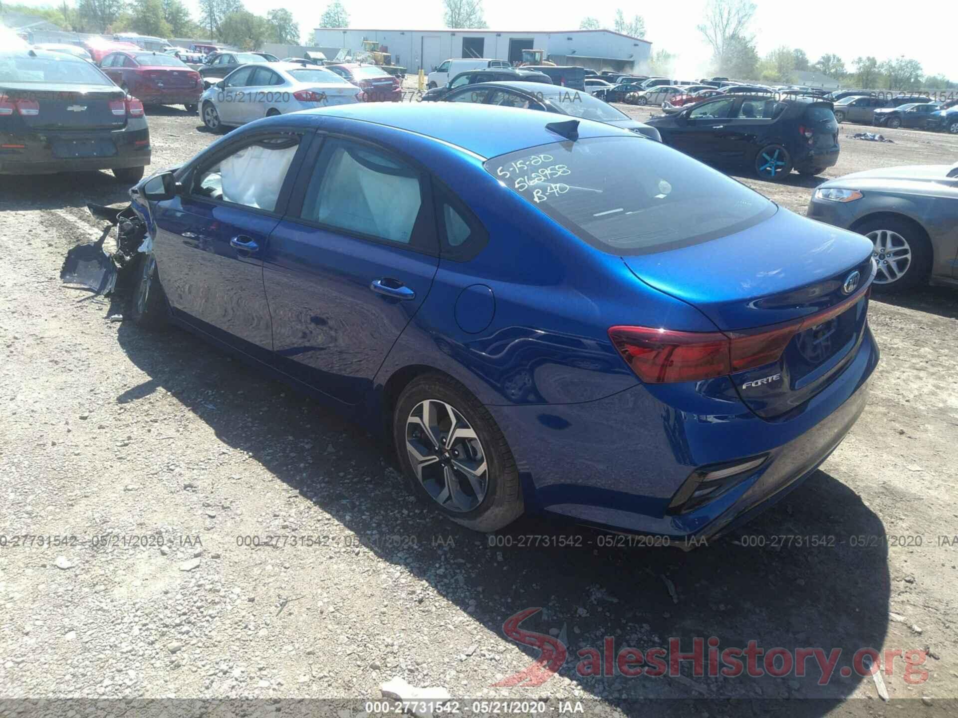 3KPF24ADXLE178636 2020 KIA FORTE