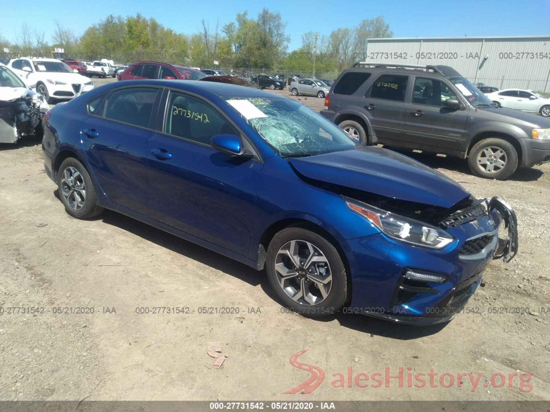 3KPF24ADXLE178636 2020 KIA FORTE