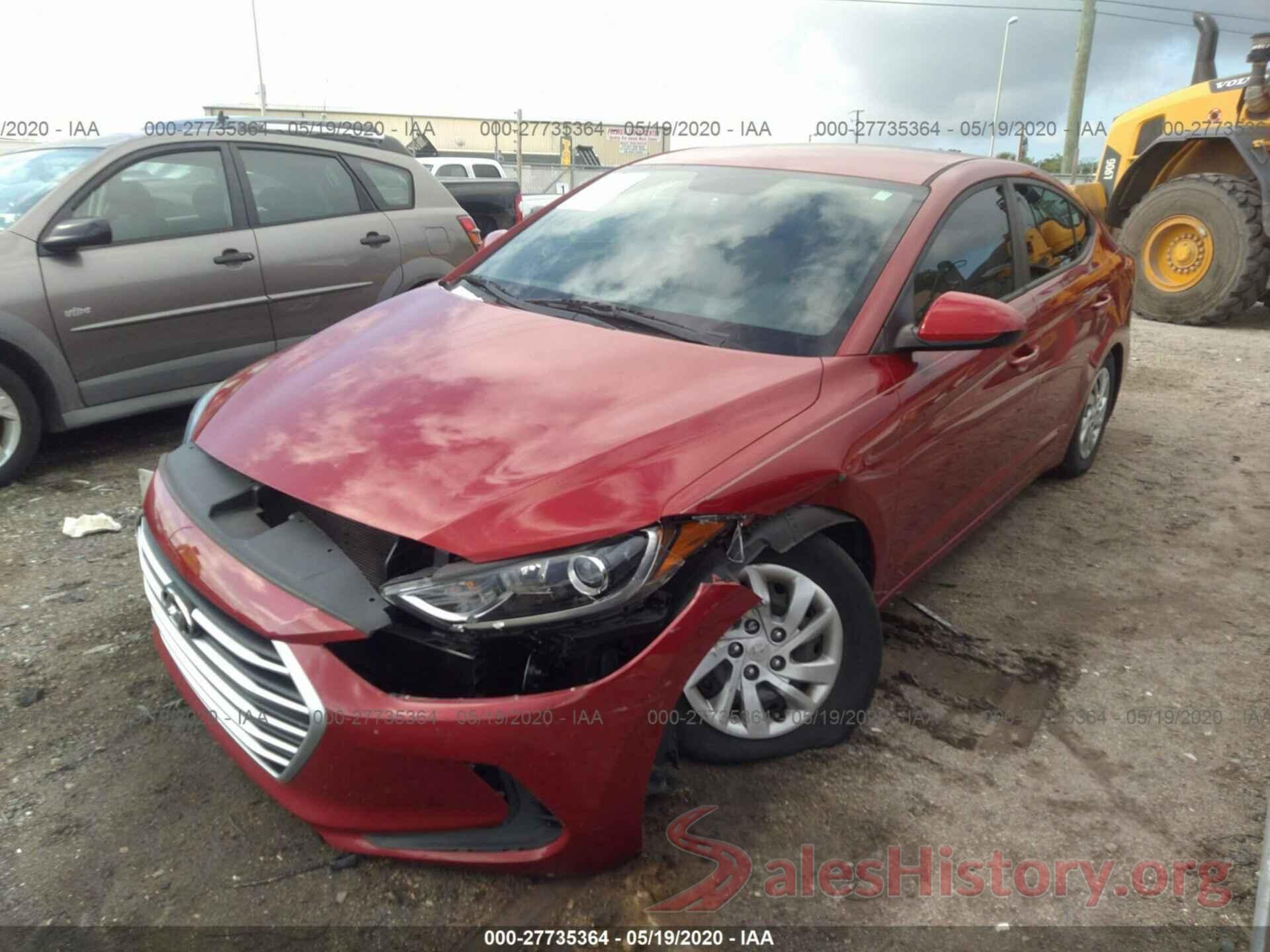 KMHD74LFXHU141307 2017 Hyundai Elantra