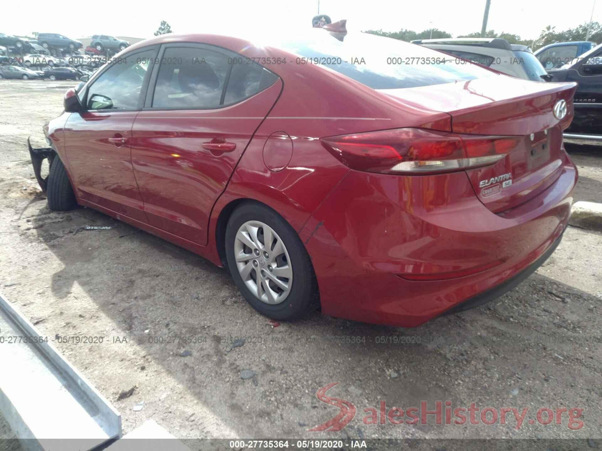 KMHD74LFXHU141307 2017 Hyundai Elantra