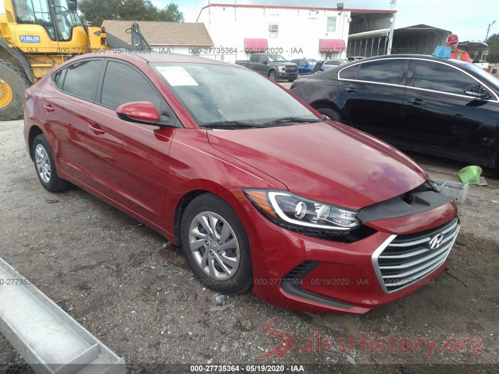 KMHD74LFXHU141307 2017 Hyundai Elantra