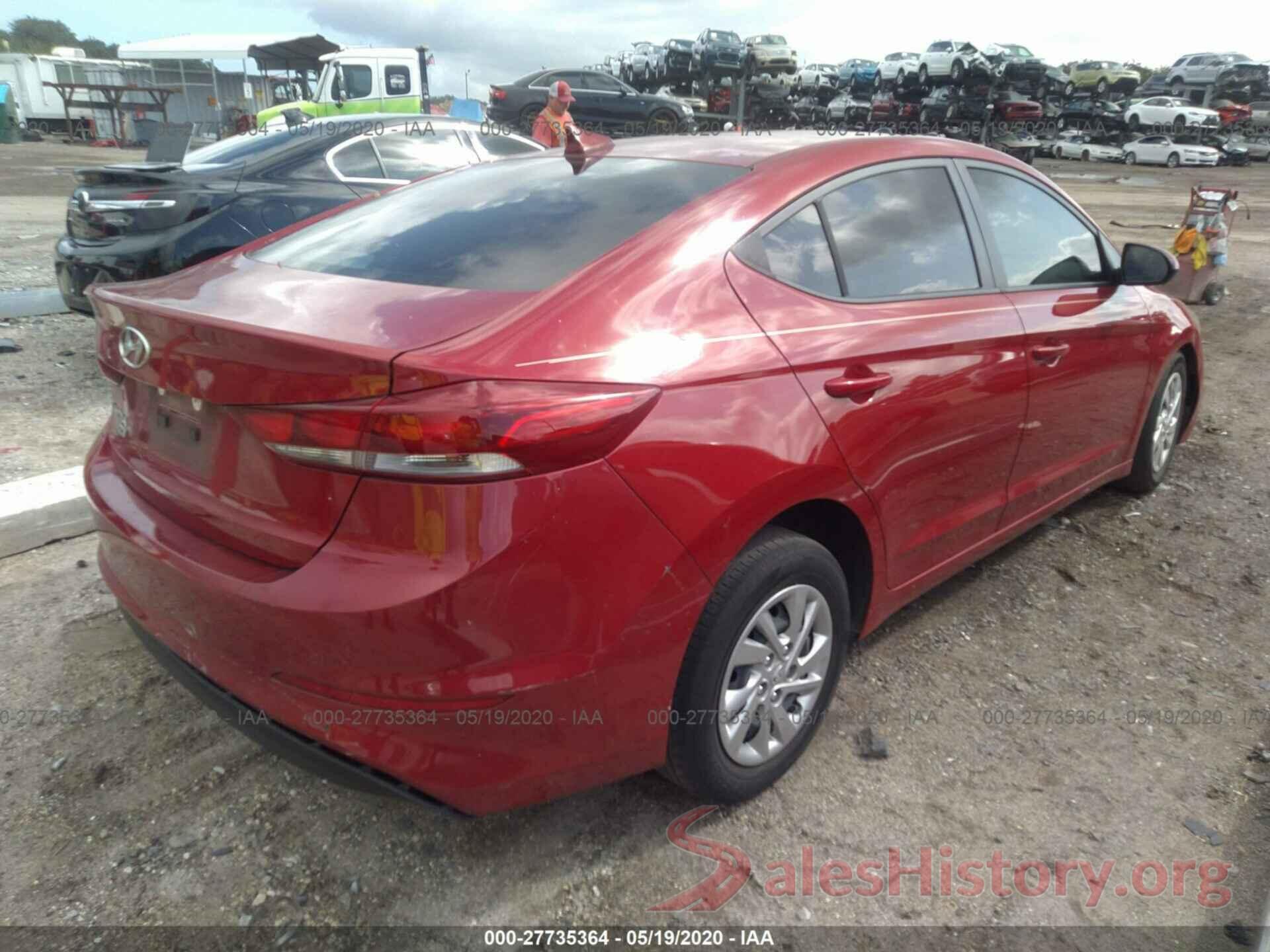 KMHD74LFXHU141307 2017 Hyundai Elantra